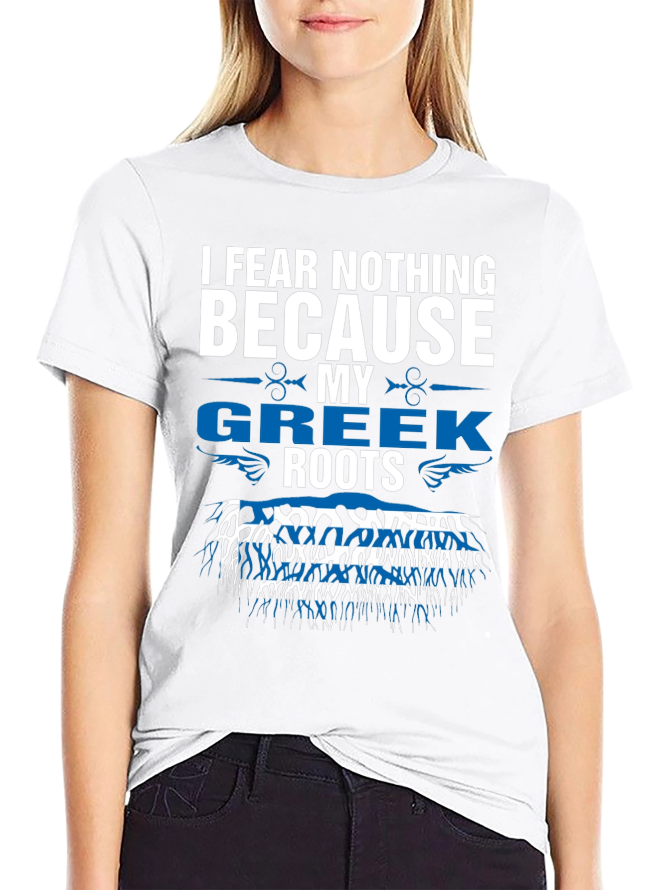 Greek Roots T-Shirt - I Fear Nothing
