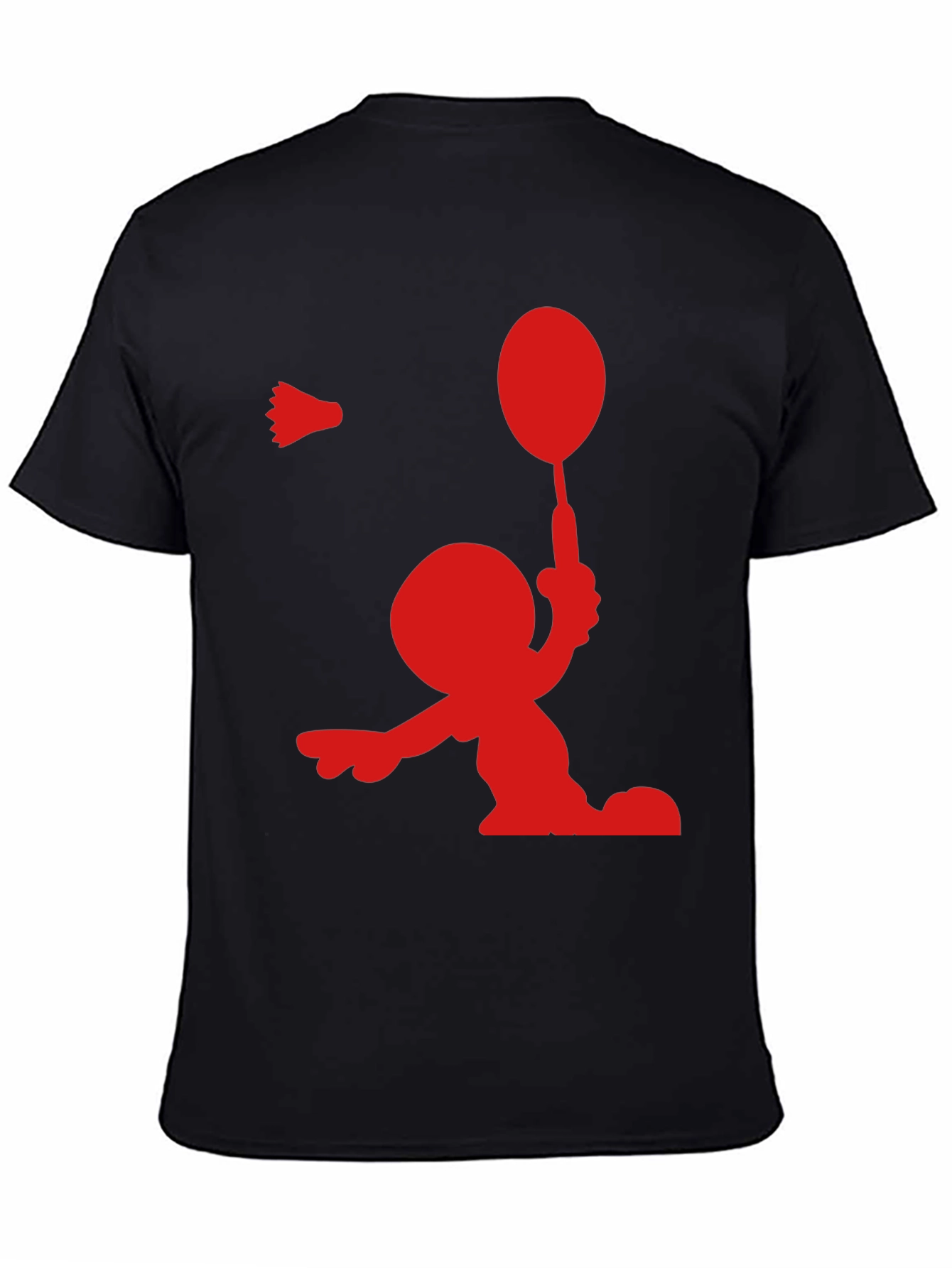 Badminton Player Graphic Tee - Sporty Stylish Shirt