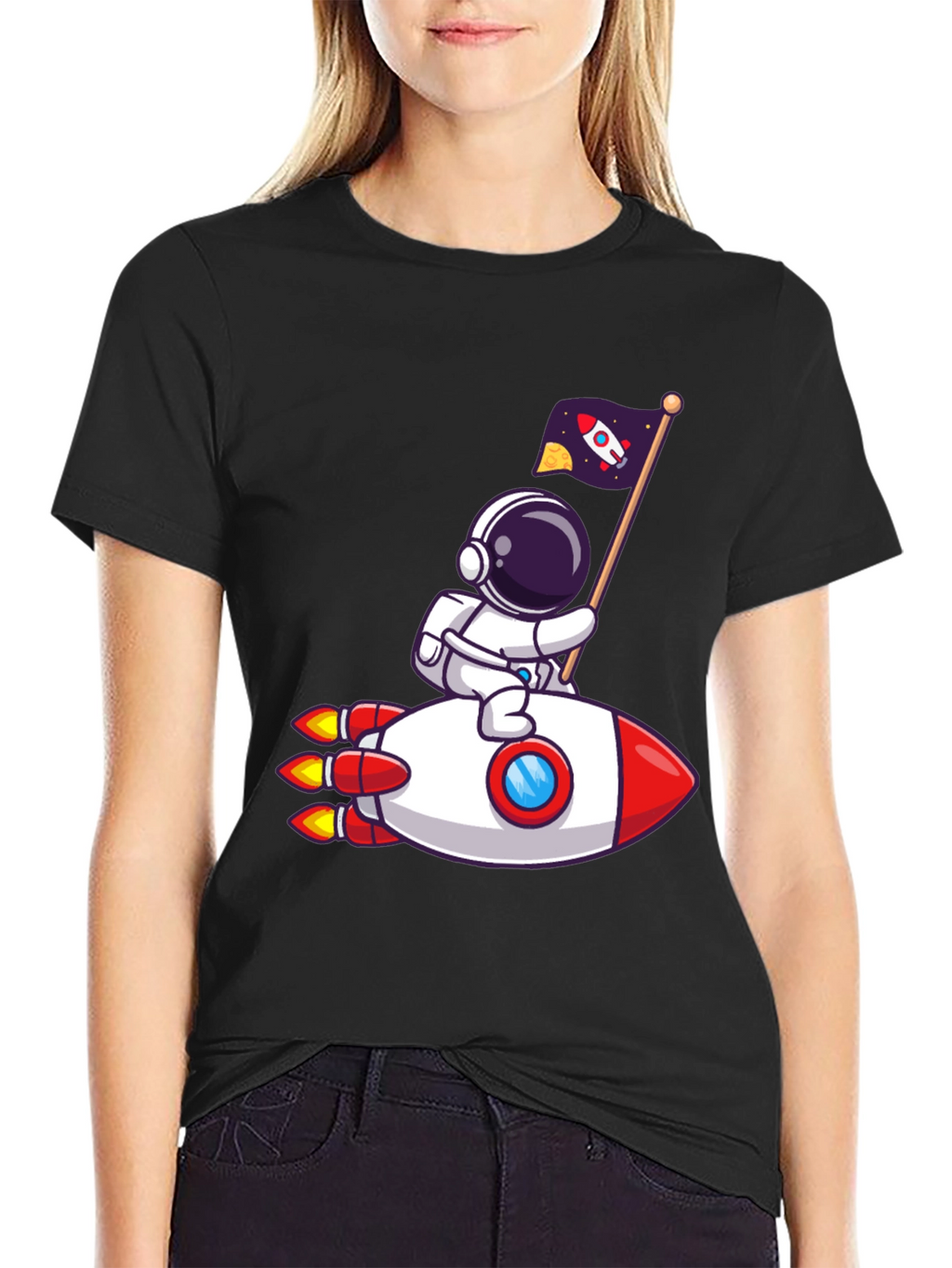 Astronaut Rocket T-Shirt - Space Adventure!