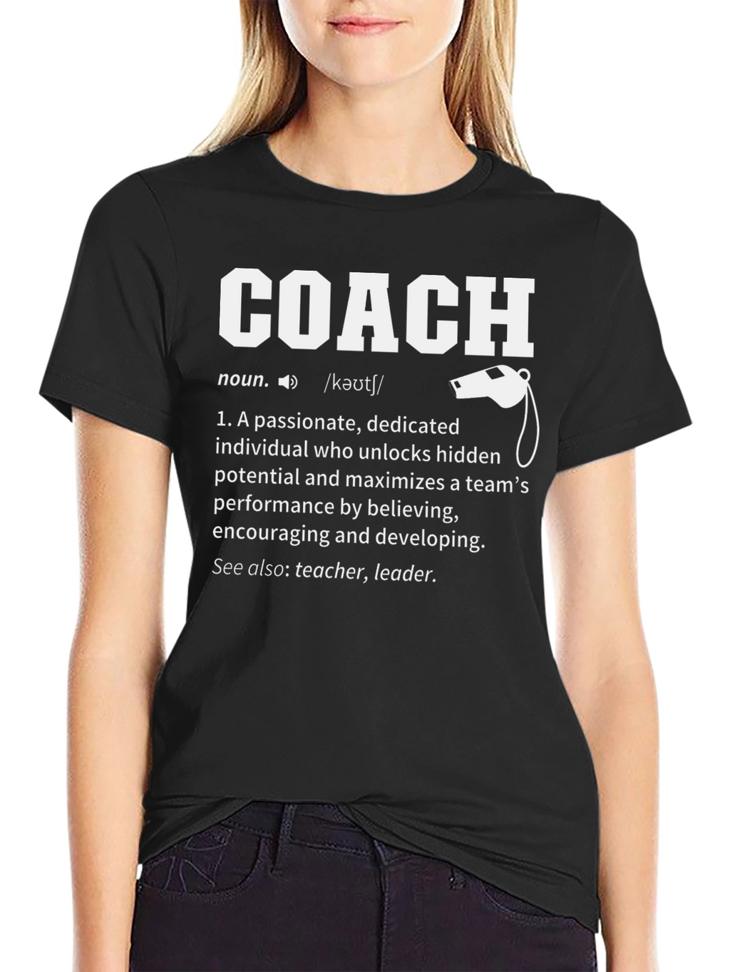 Coach Definition T-Shirt - Passionate Leader Gift