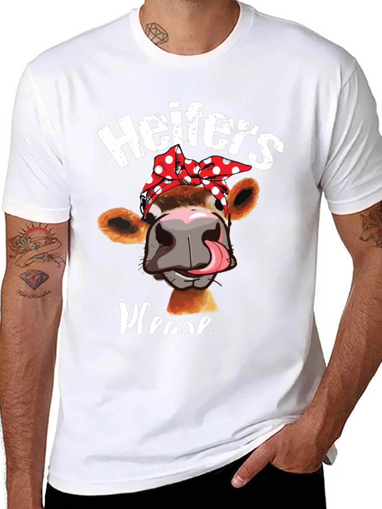 Heifers Please Graphic Tee