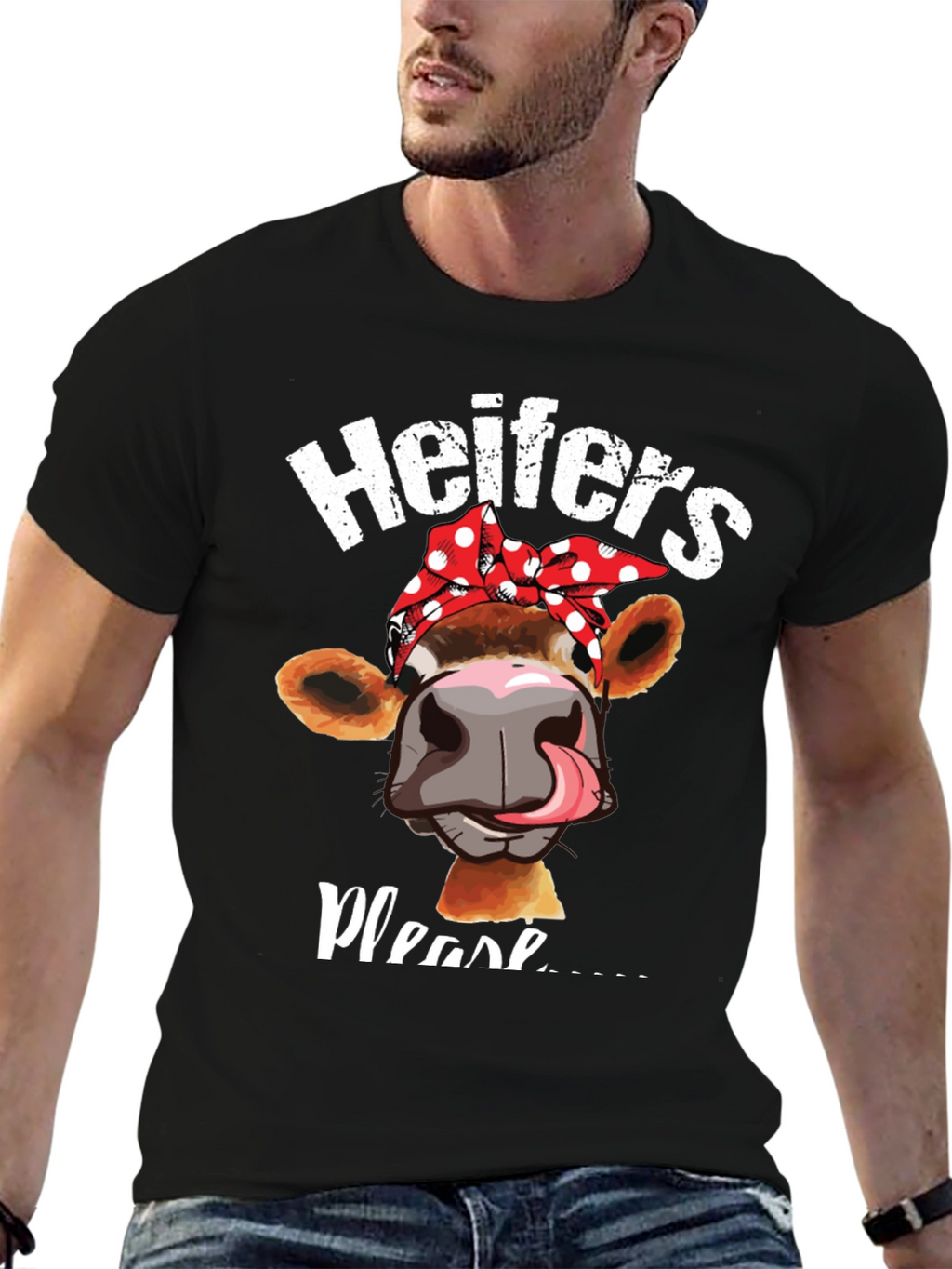 Heifers Please Graphic Tee
