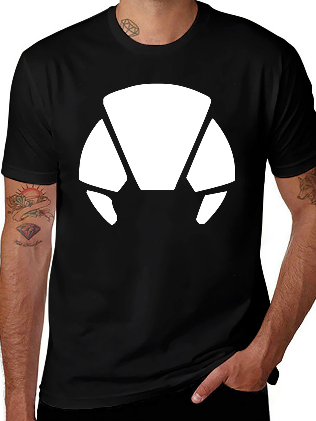 Minimalist White Graphic Tee