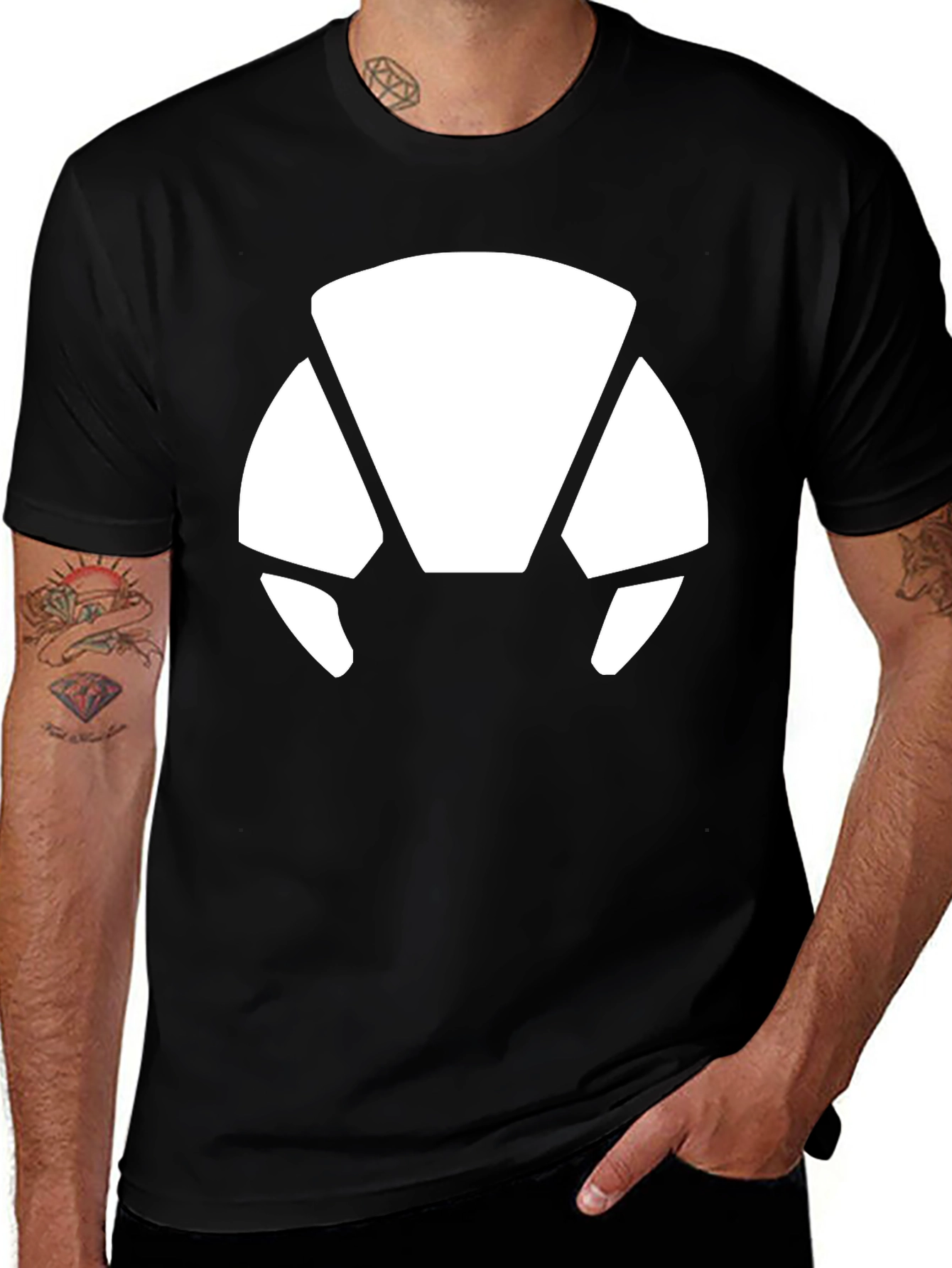 Minimalist White Graphic Tee
