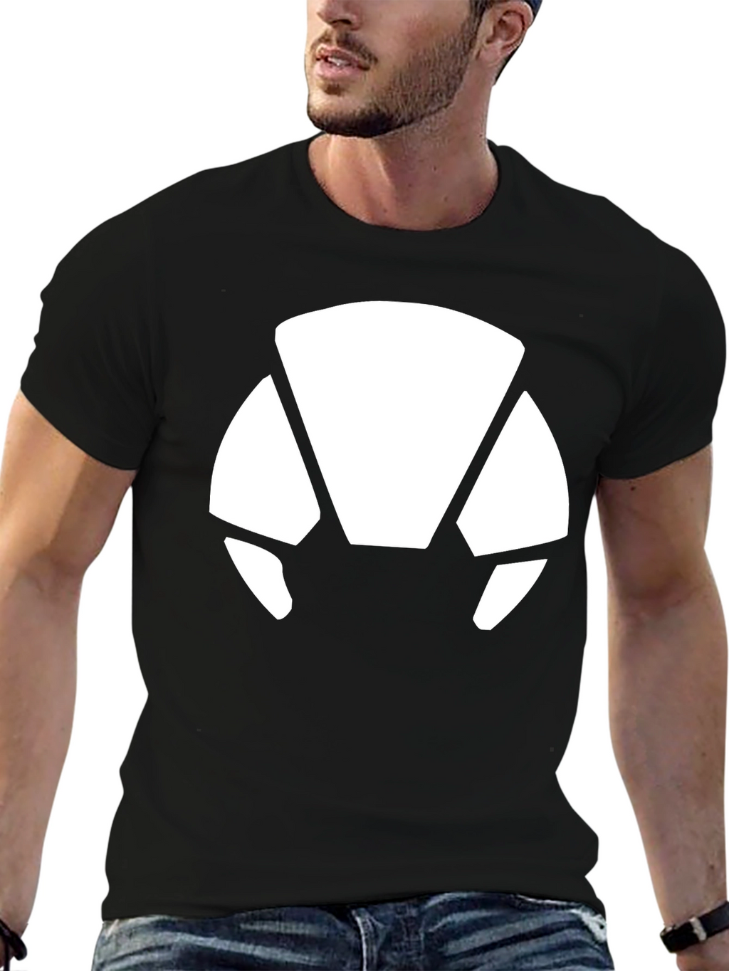 Minimalist White Graphic Tee