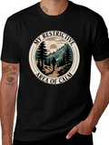 Restrictive Area of Calm Hiker Graphic T-Shirt