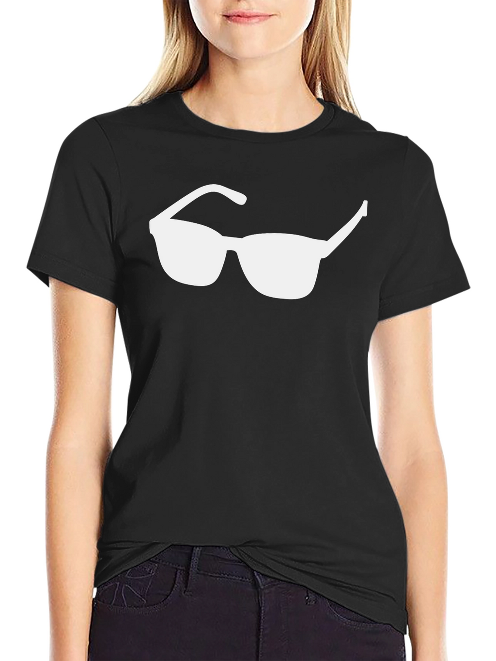 Sunglasses Graphic Black T-Shirt