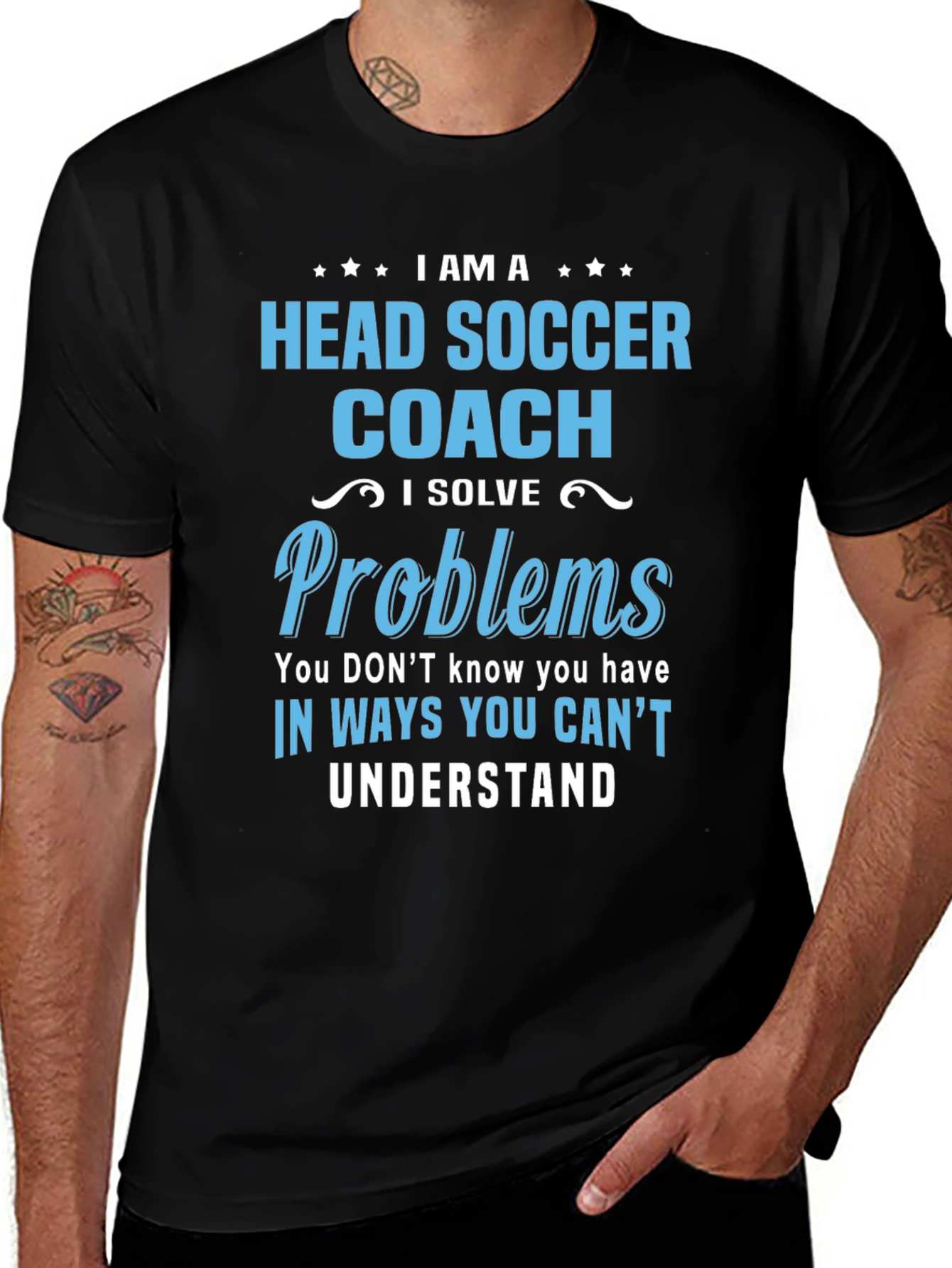 Head Soccer Coach T-Shirt - Problem Solver