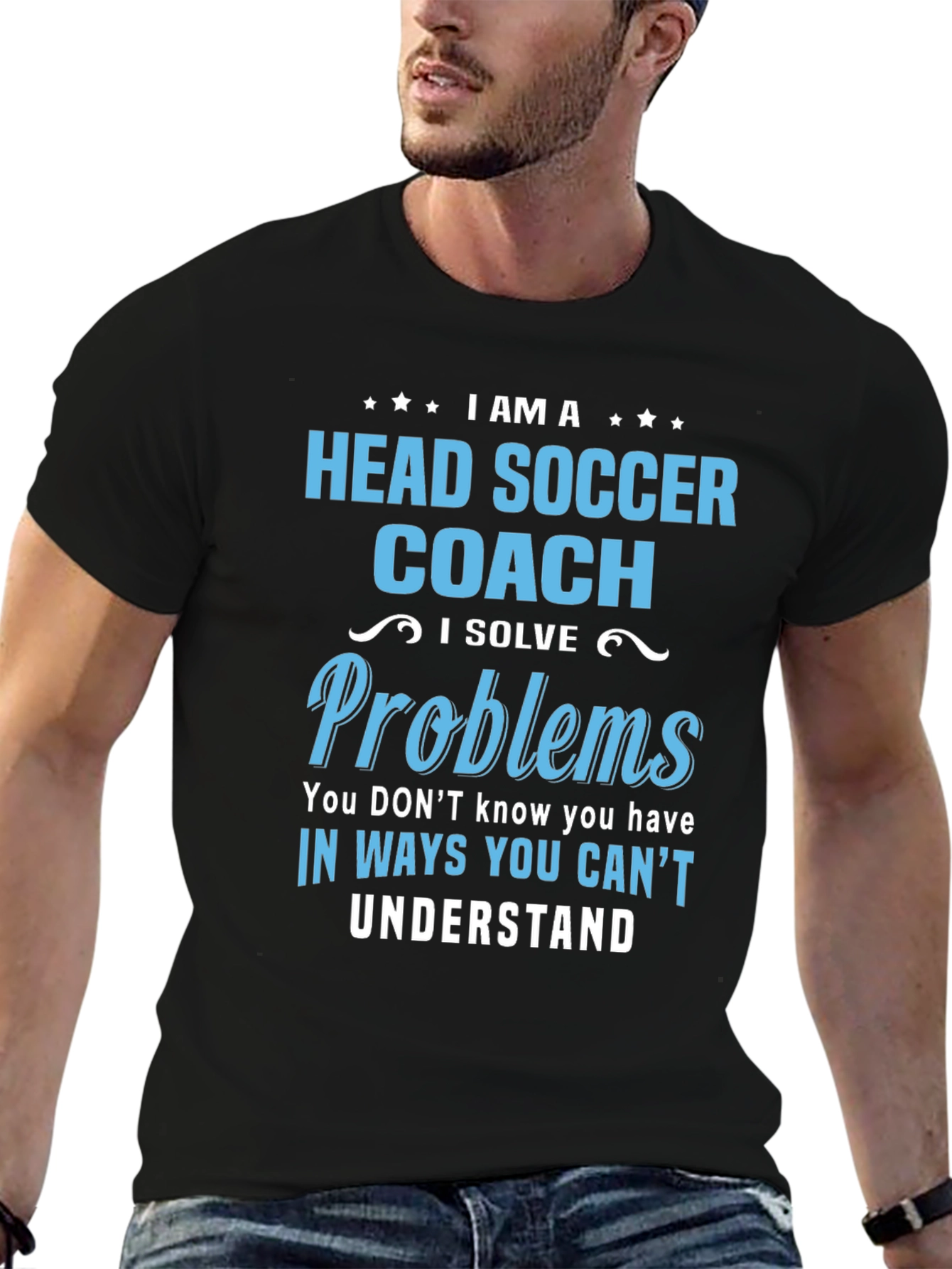 Head Soccer Coach T-Shirt - Problem Solver