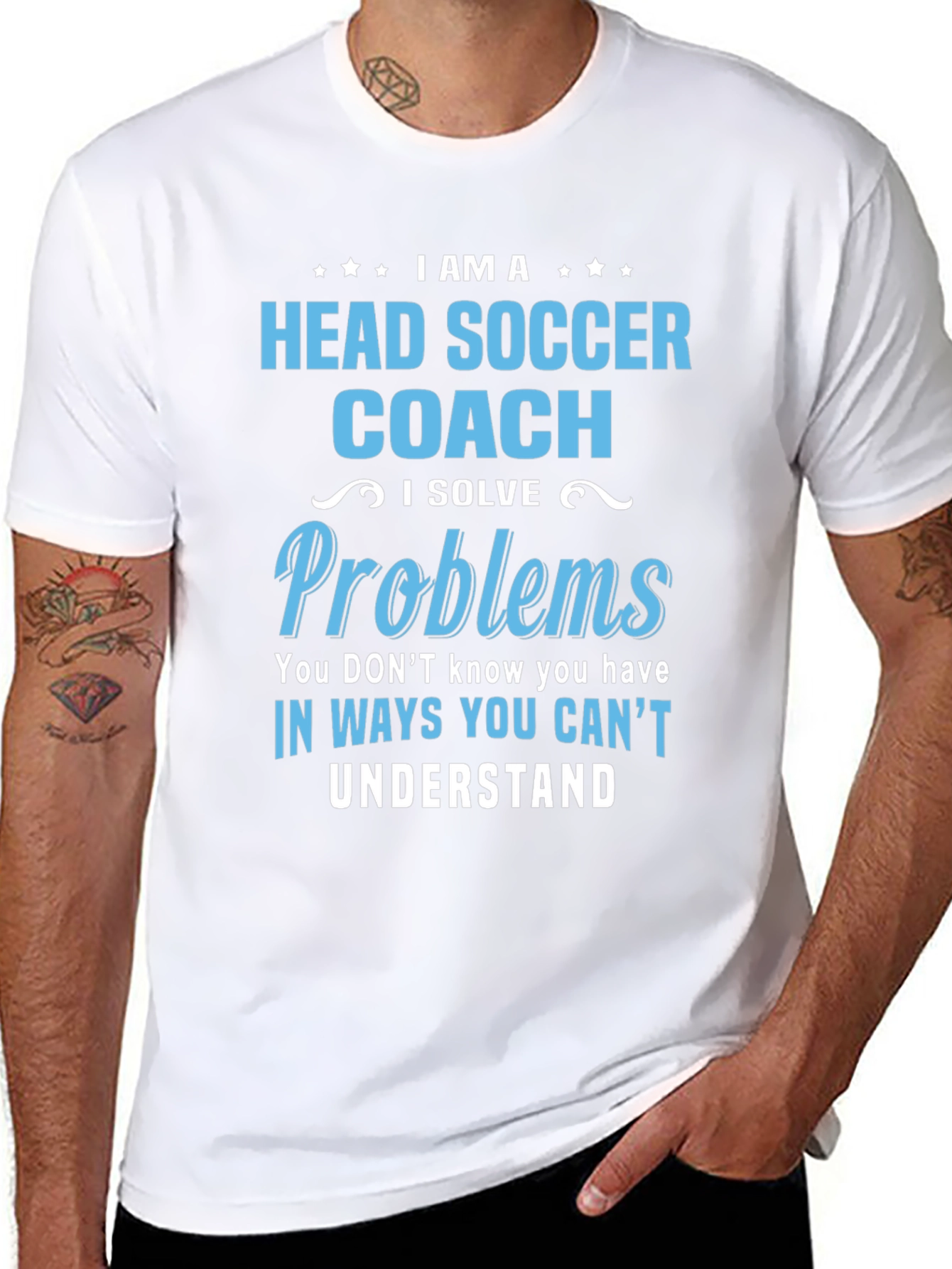 Head Soccer Coach T-Shirt - Problem Solver