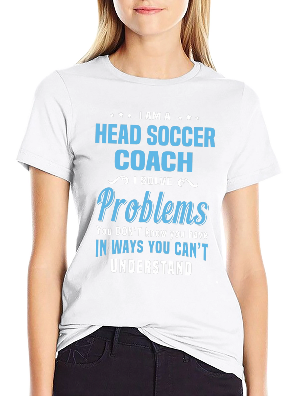 Head Soccer Coach T-Shirt - Problem Solver
