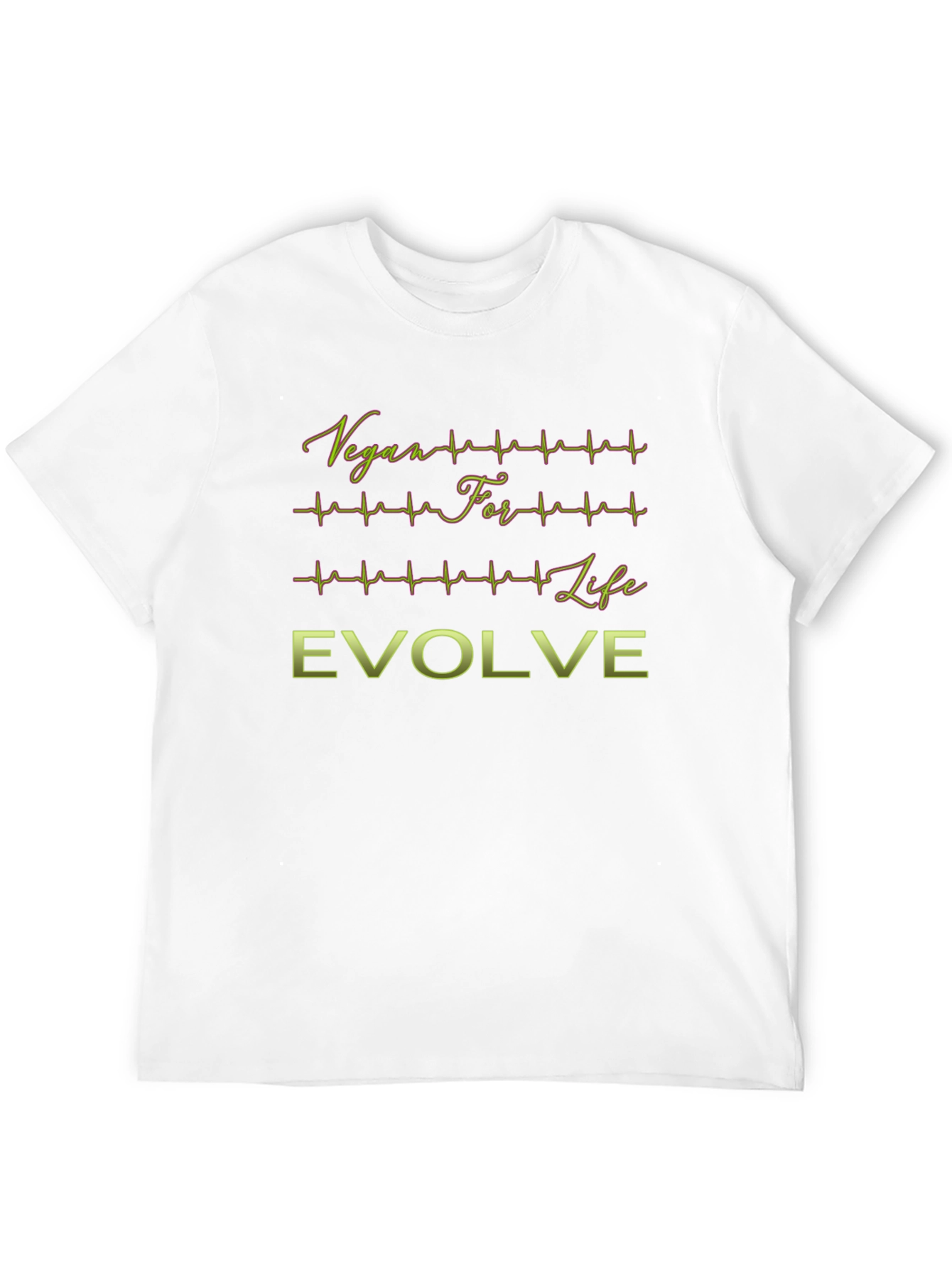 Vegan For Life Evolve Black T-Shirt