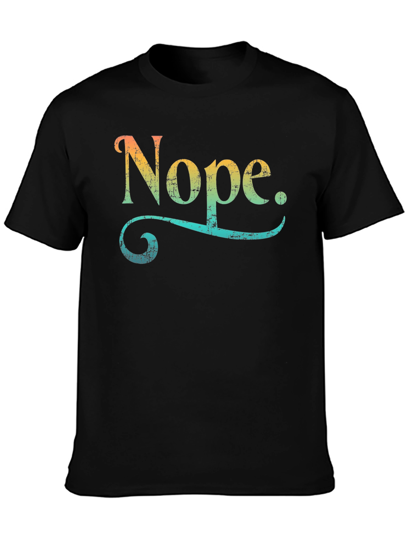 Nope. Graphic Tee - Trendy Retro Design