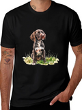 German Shorthaired Pointer Puppy T-Shirt – Realistic Dog Graphic Tee