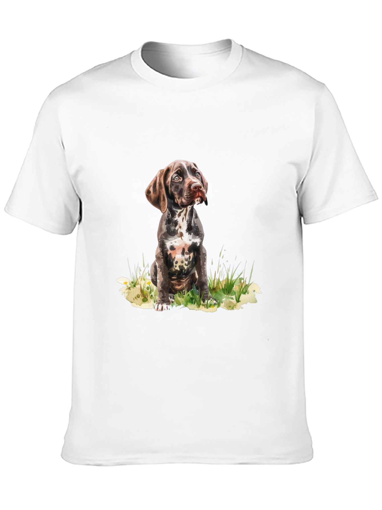 German Shorthaired Pointer Puppy T-Shirt – Realistic Dog Graphic Tee