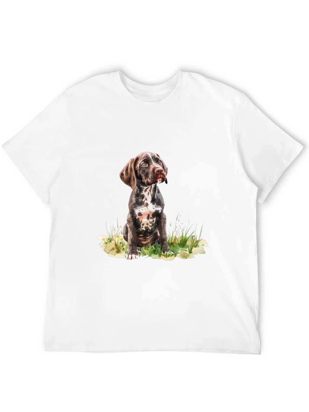 German Shorthaired Pointer Puppy T-Shirt – Realistic Dog Graphic Tee