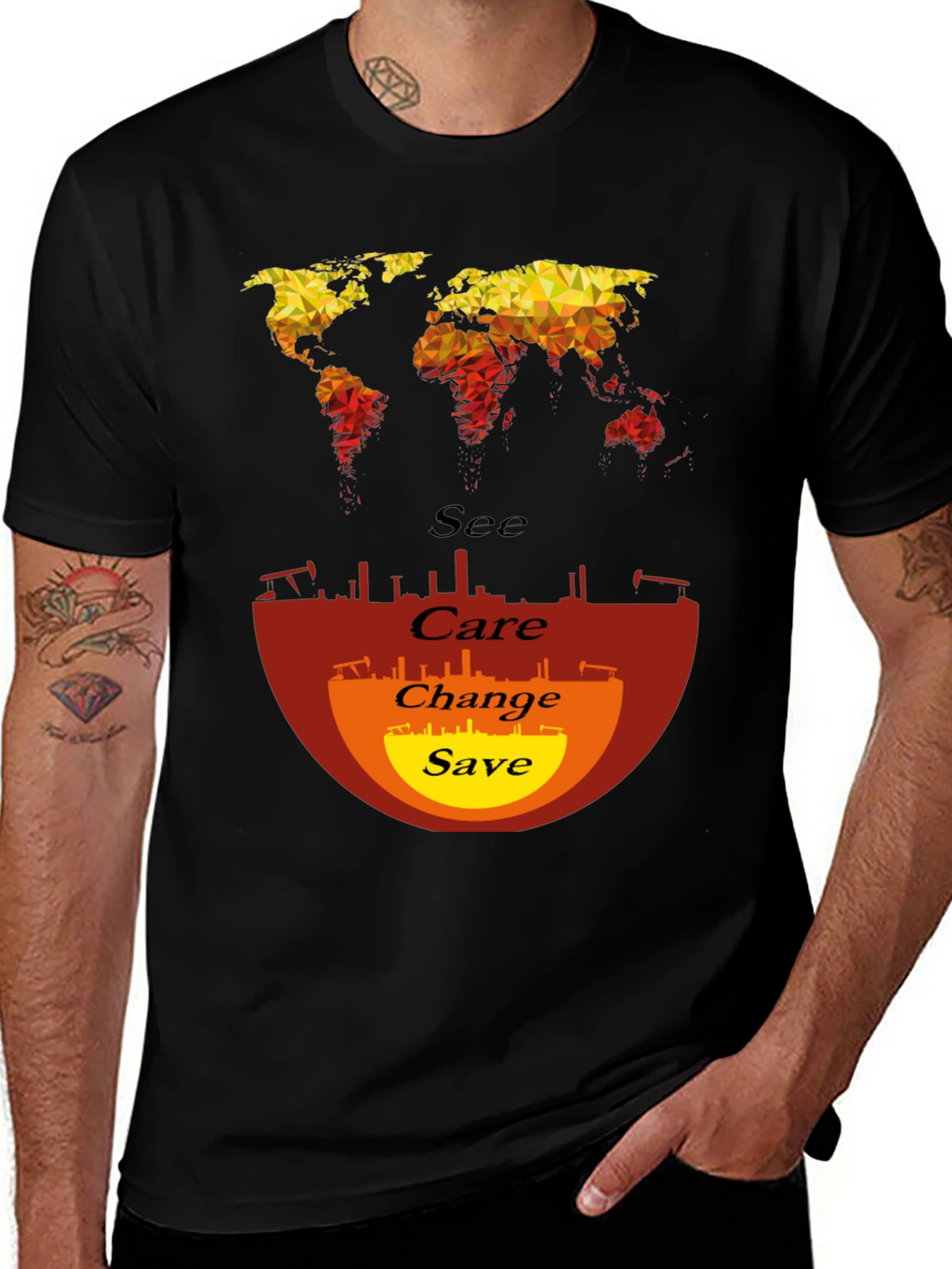 Eco-Conscious World Graphic Tee