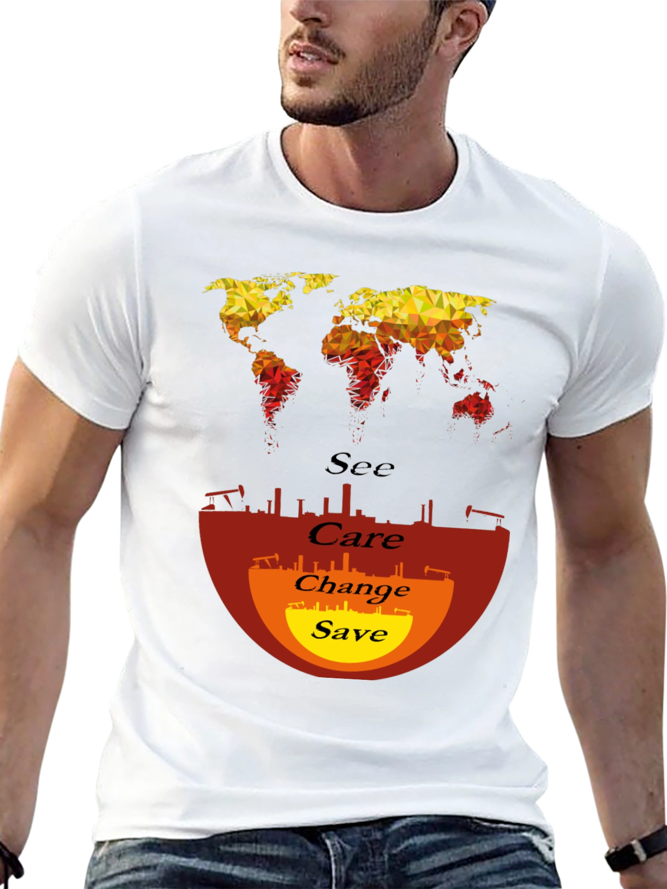 Eco-Conscious World Graphic Tee