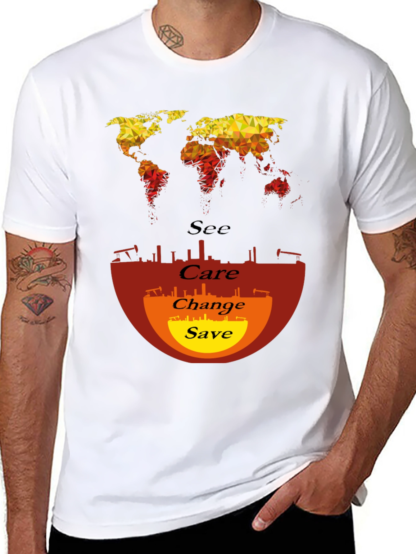 Eco-Conscious World Graphic Tee