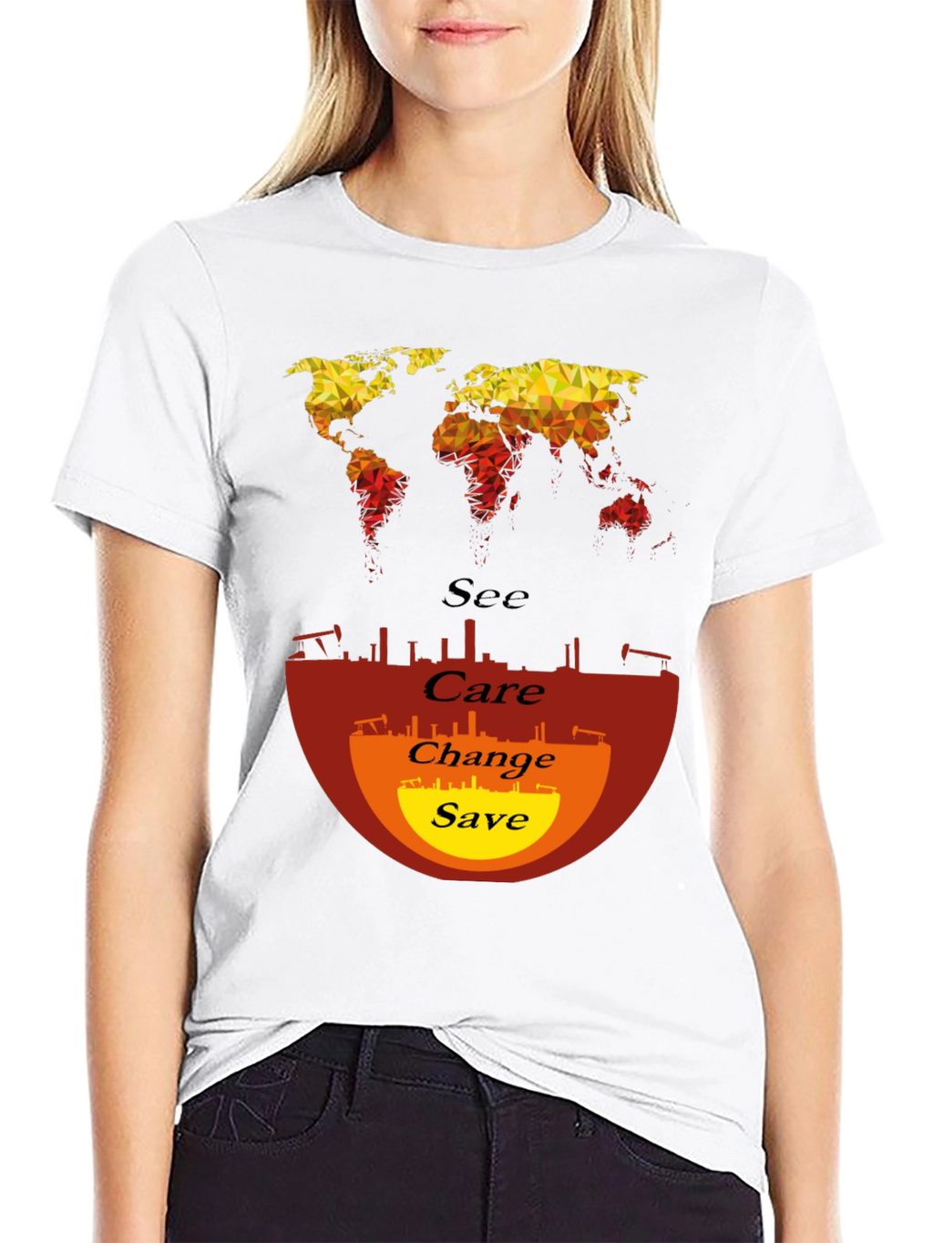 Eco-Conscious World Graphic Tee