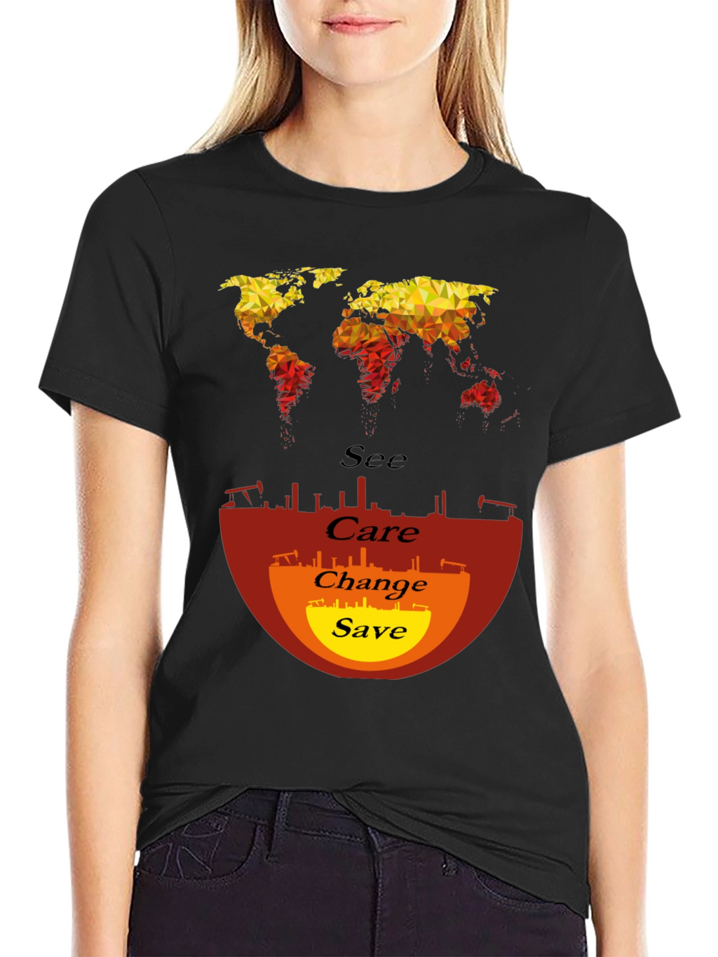 Eco-Conscious World Graphic Tee