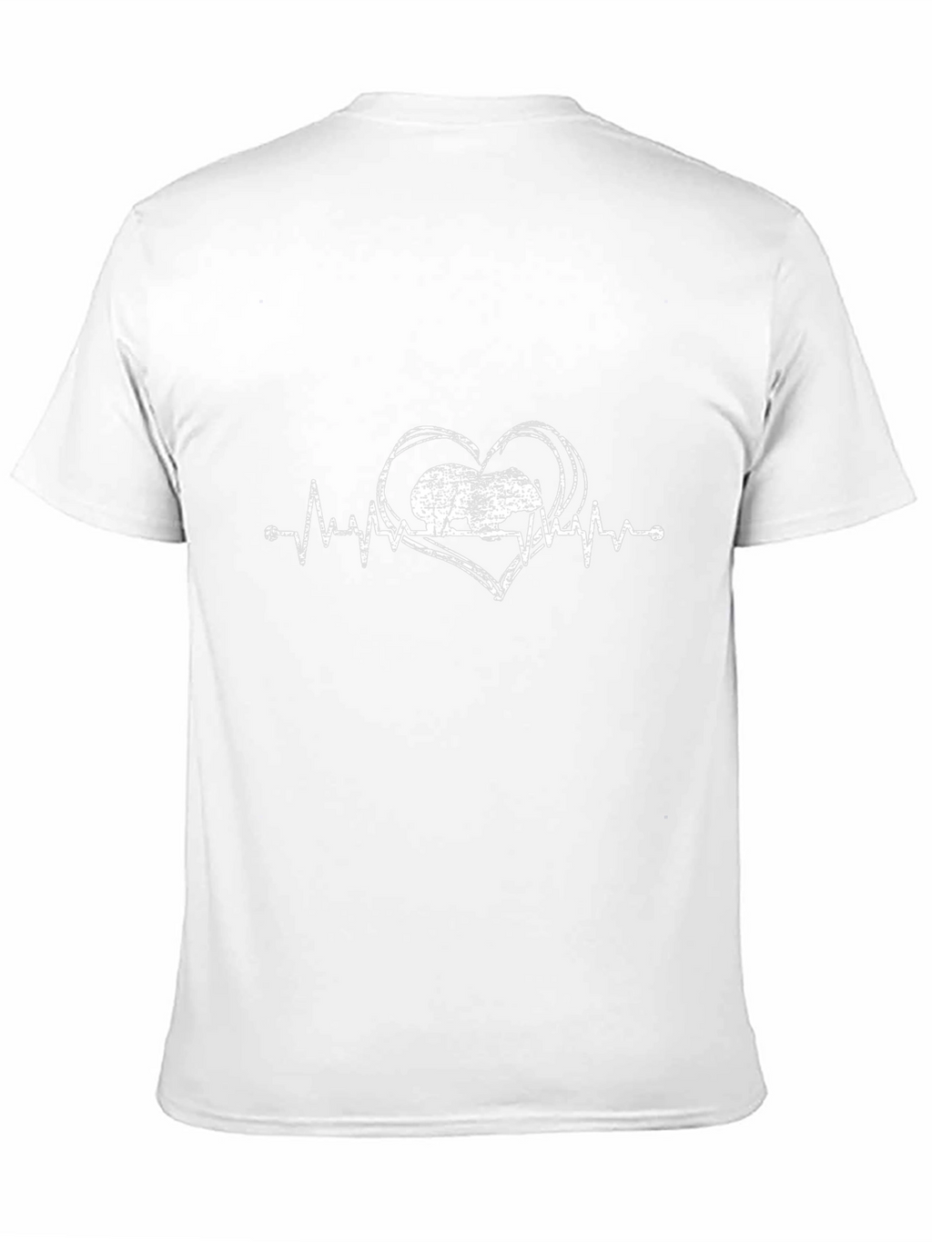 Capybara Heartbeat T-Shirt - Unique Graphic Tee