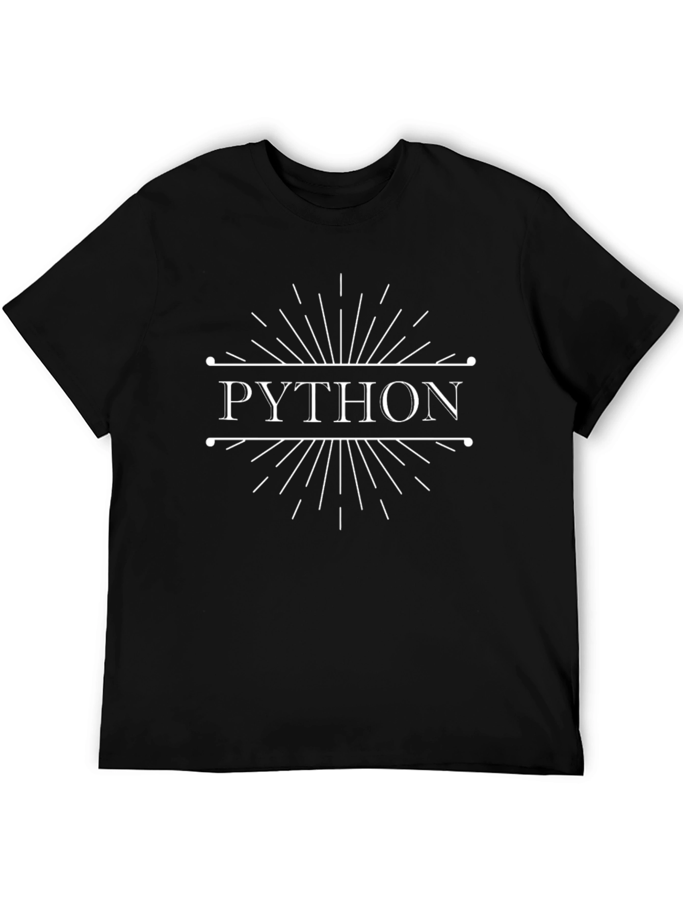 Python Programming T-Shirt - Black Coder Tee