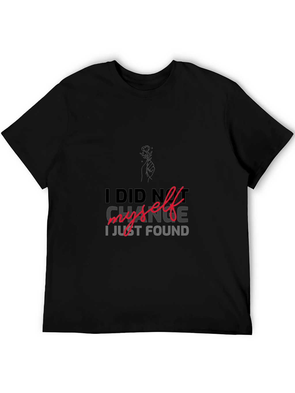 I DID NOT CHANGE MYSELF T-shirt