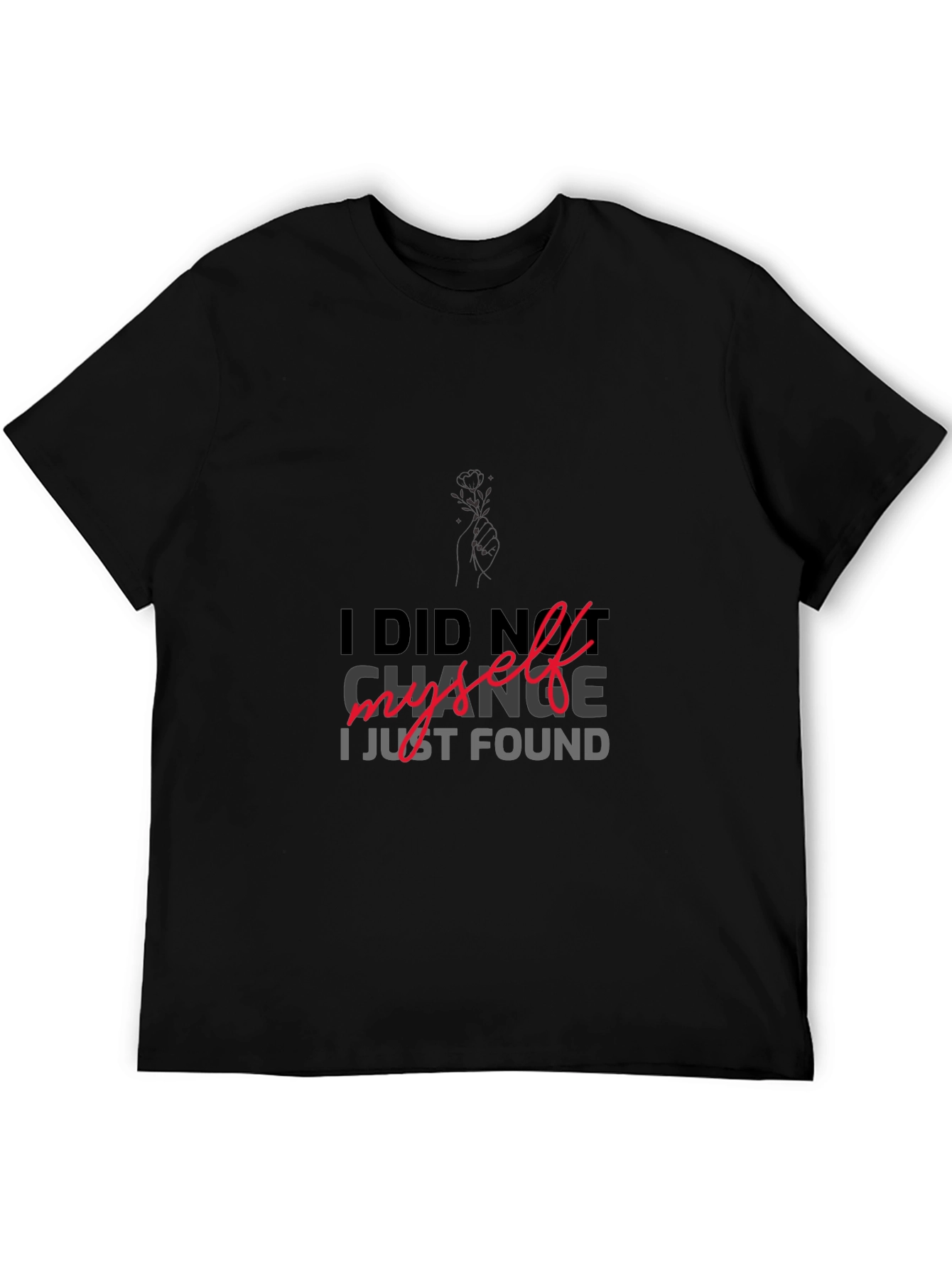 I DID NOT CHANGE MYSELF T-shirt