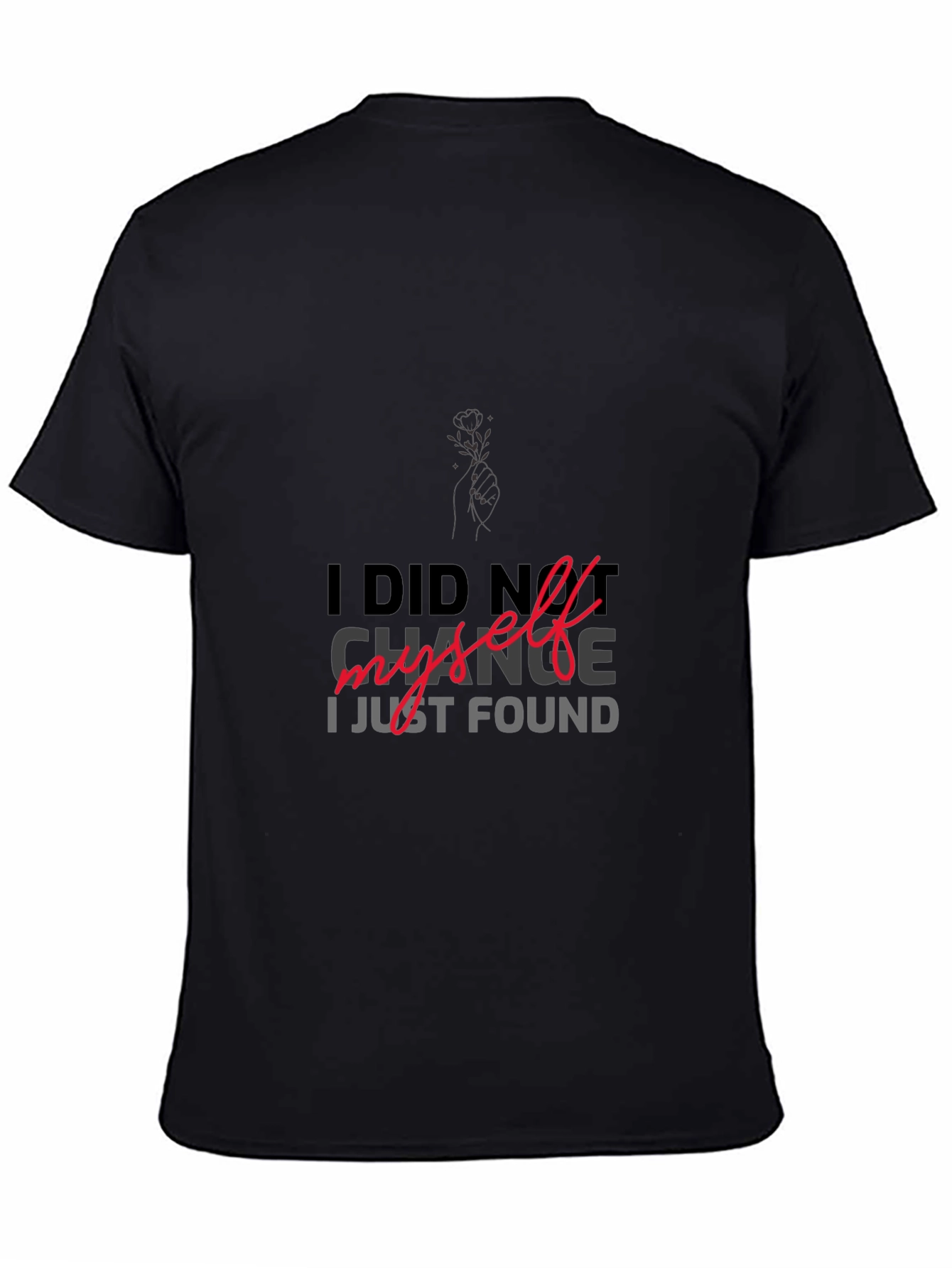 I DID NOT CHANGE MYSELF T-shirt