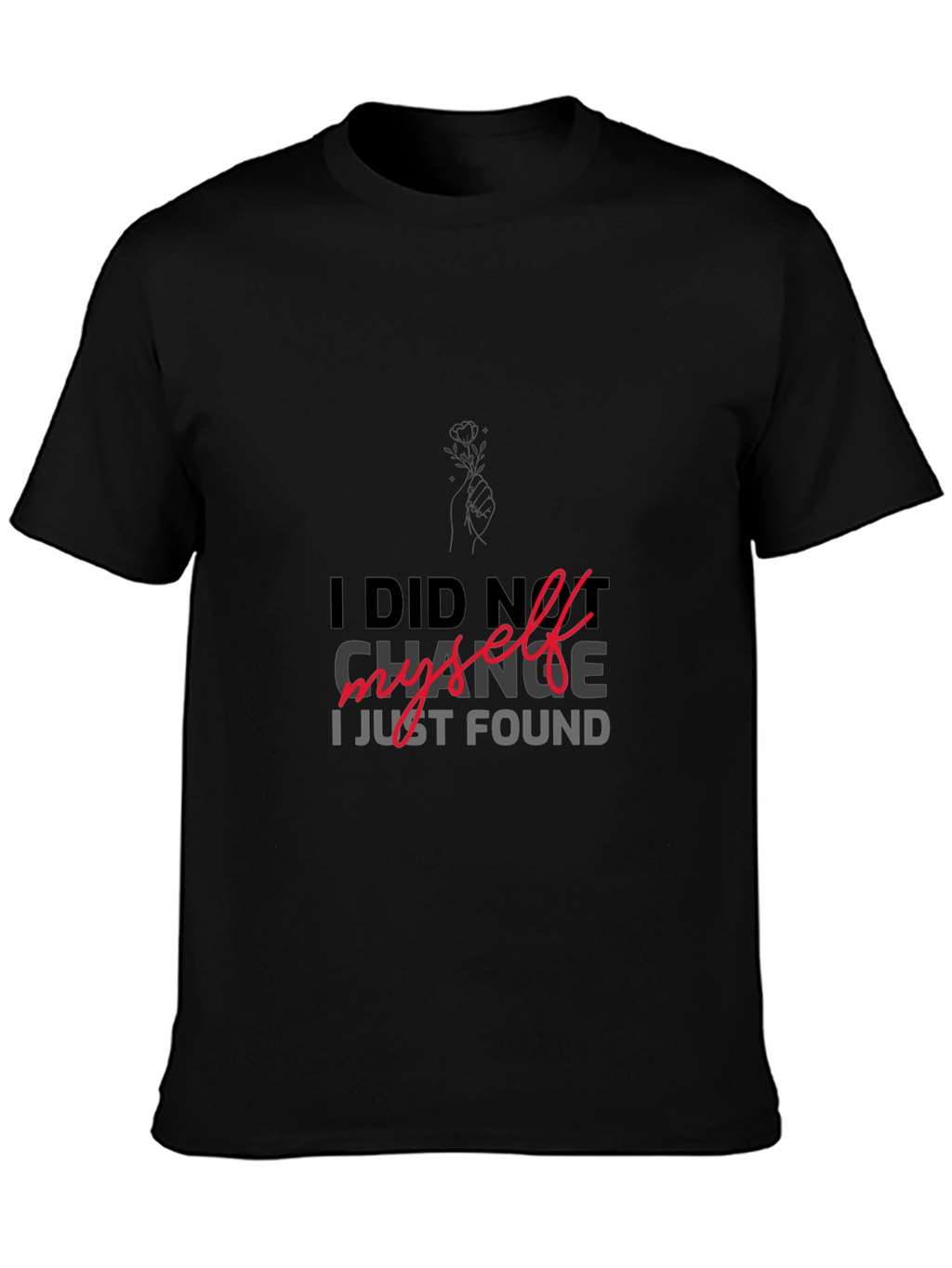 I DID NOT CHANGE MYSELF T-shirt