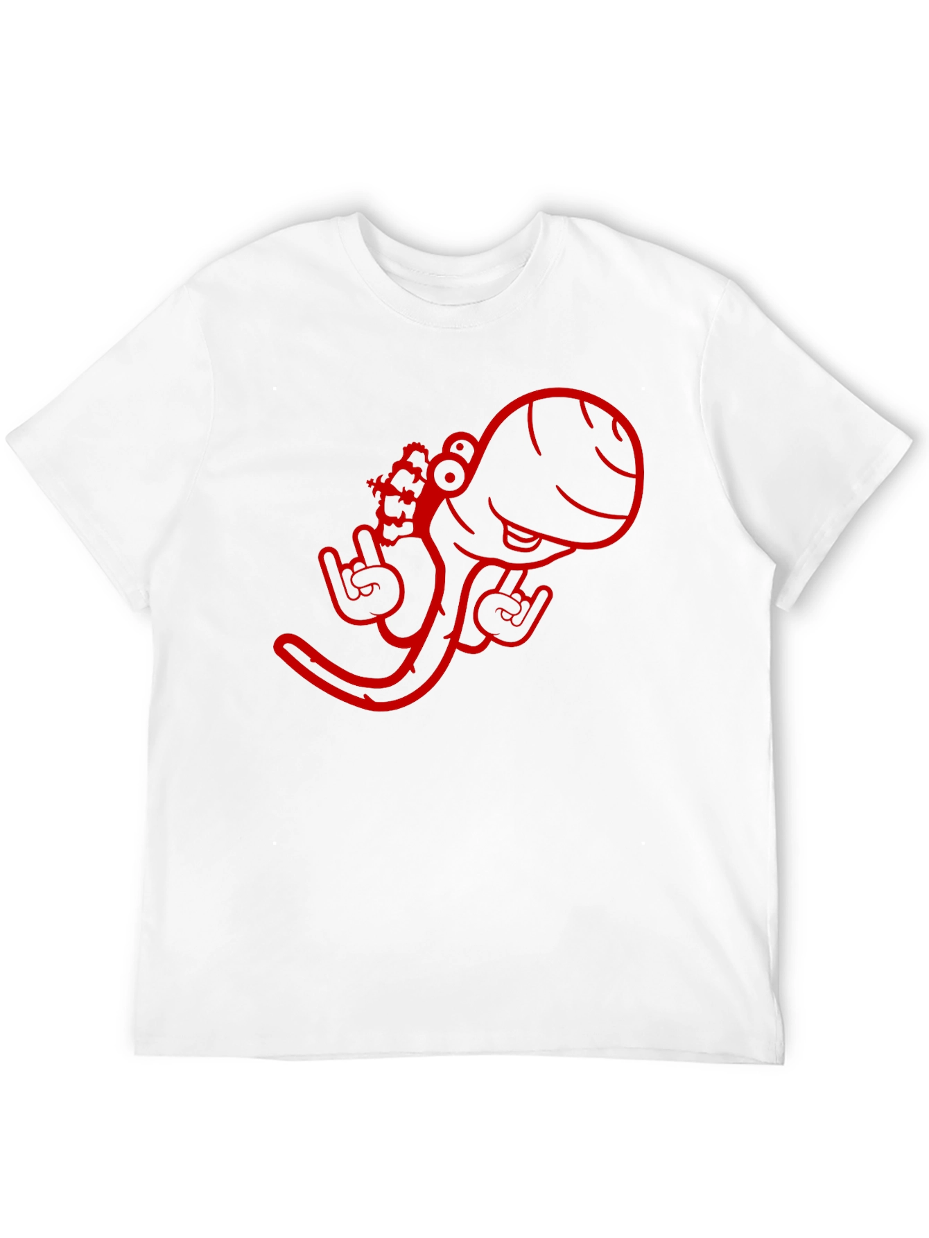 Cool Octopus Graphic Black T-Shirt