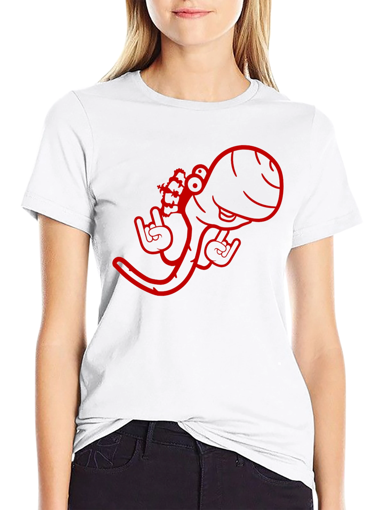 Cool Octopus Graphic Black T-Shirt