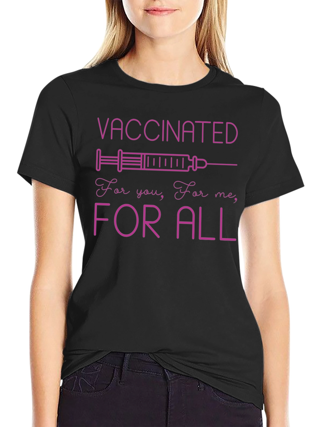 Vaccinated For All Graphic Tee