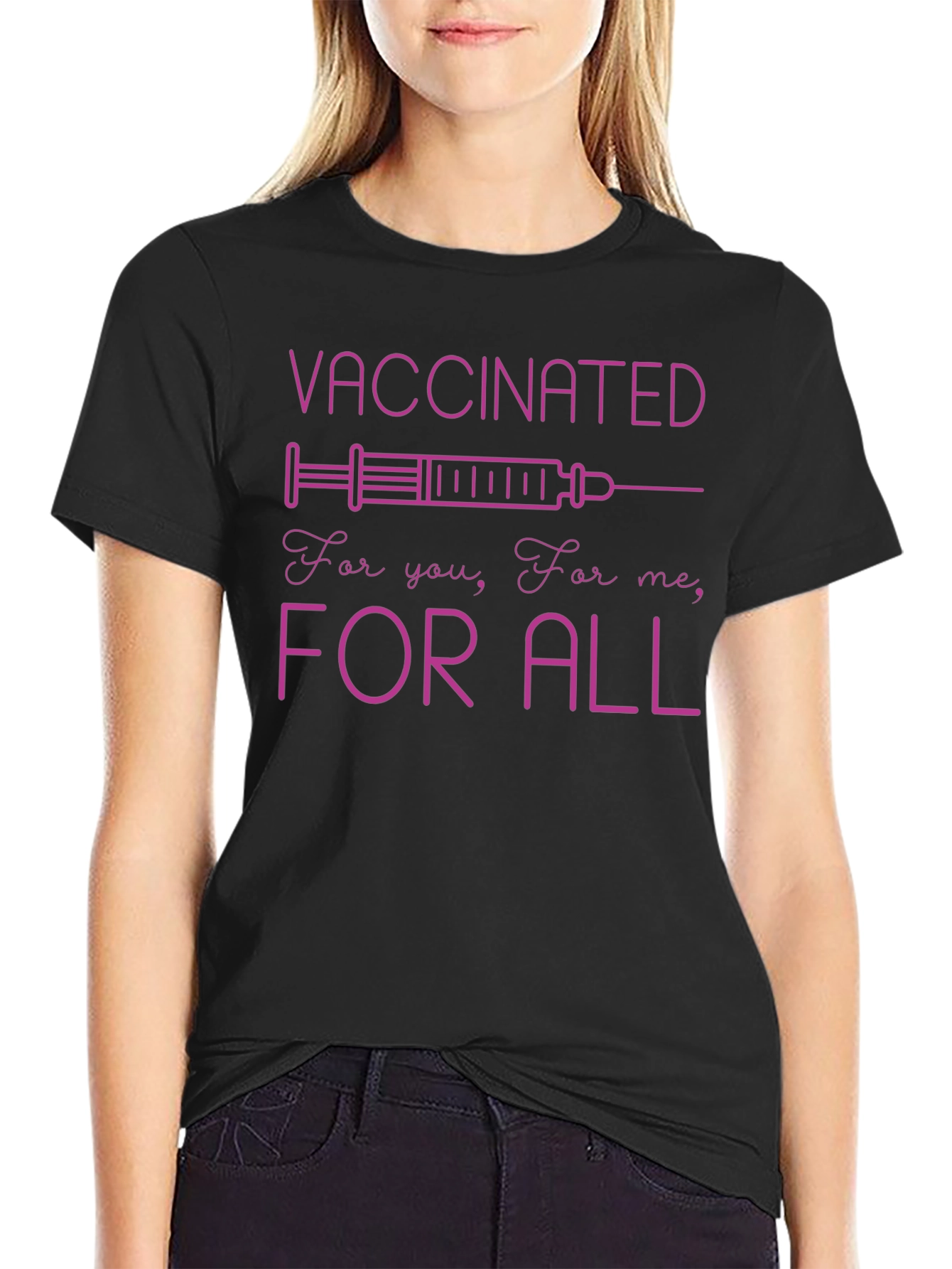 Vaccinated For All Graphic Tee
