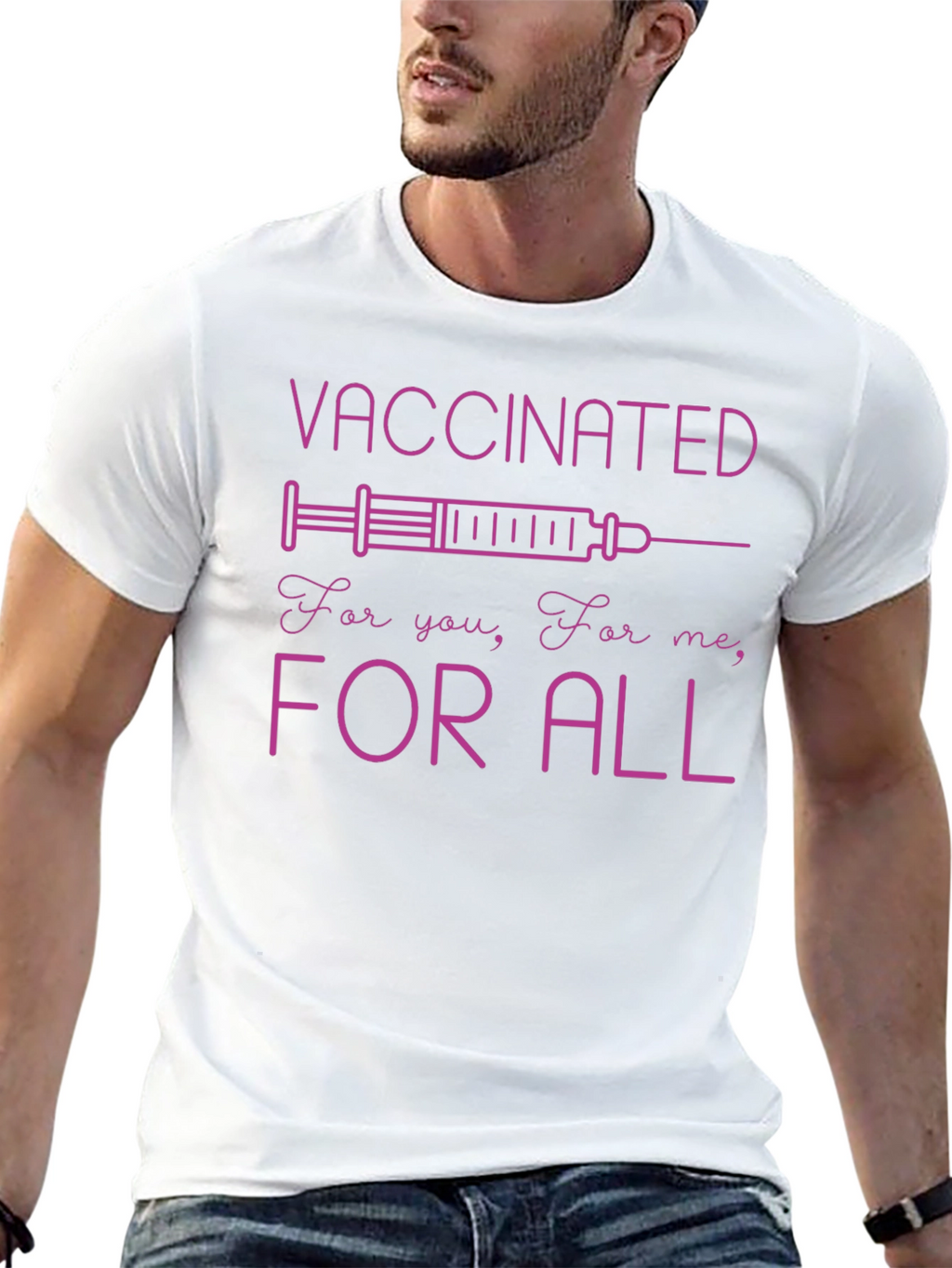 Vaccinated For All Graphic Tee