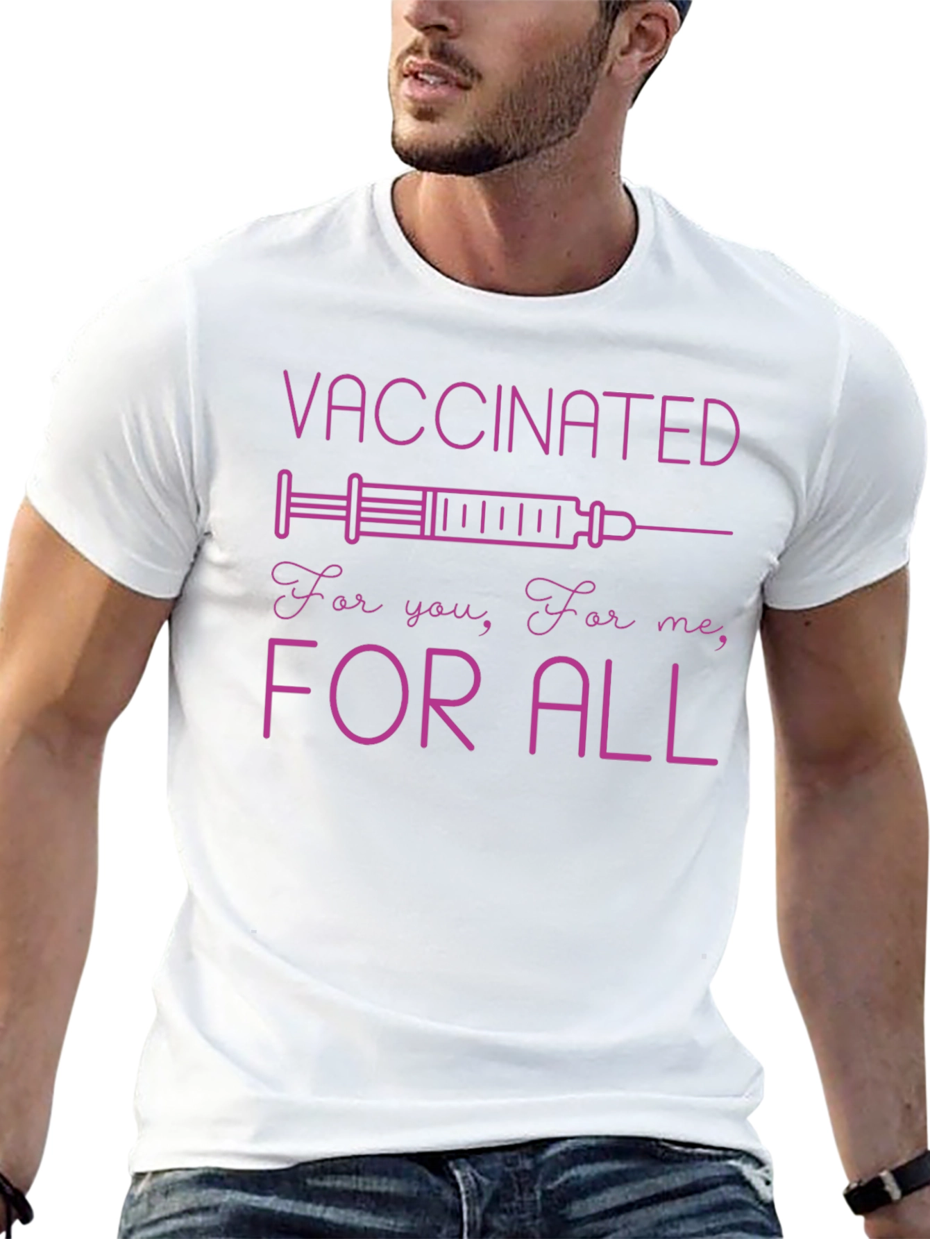 Vaccinated For All Graphic Tee