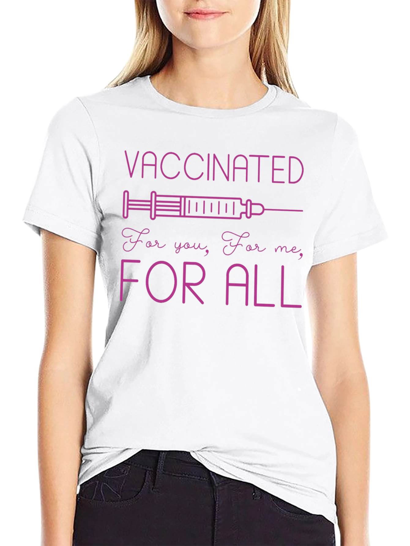 Vaccinated For All Graphic Tee