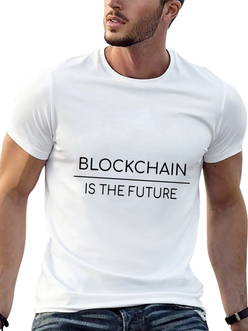 Blockchain is the Future Black T-Shirt