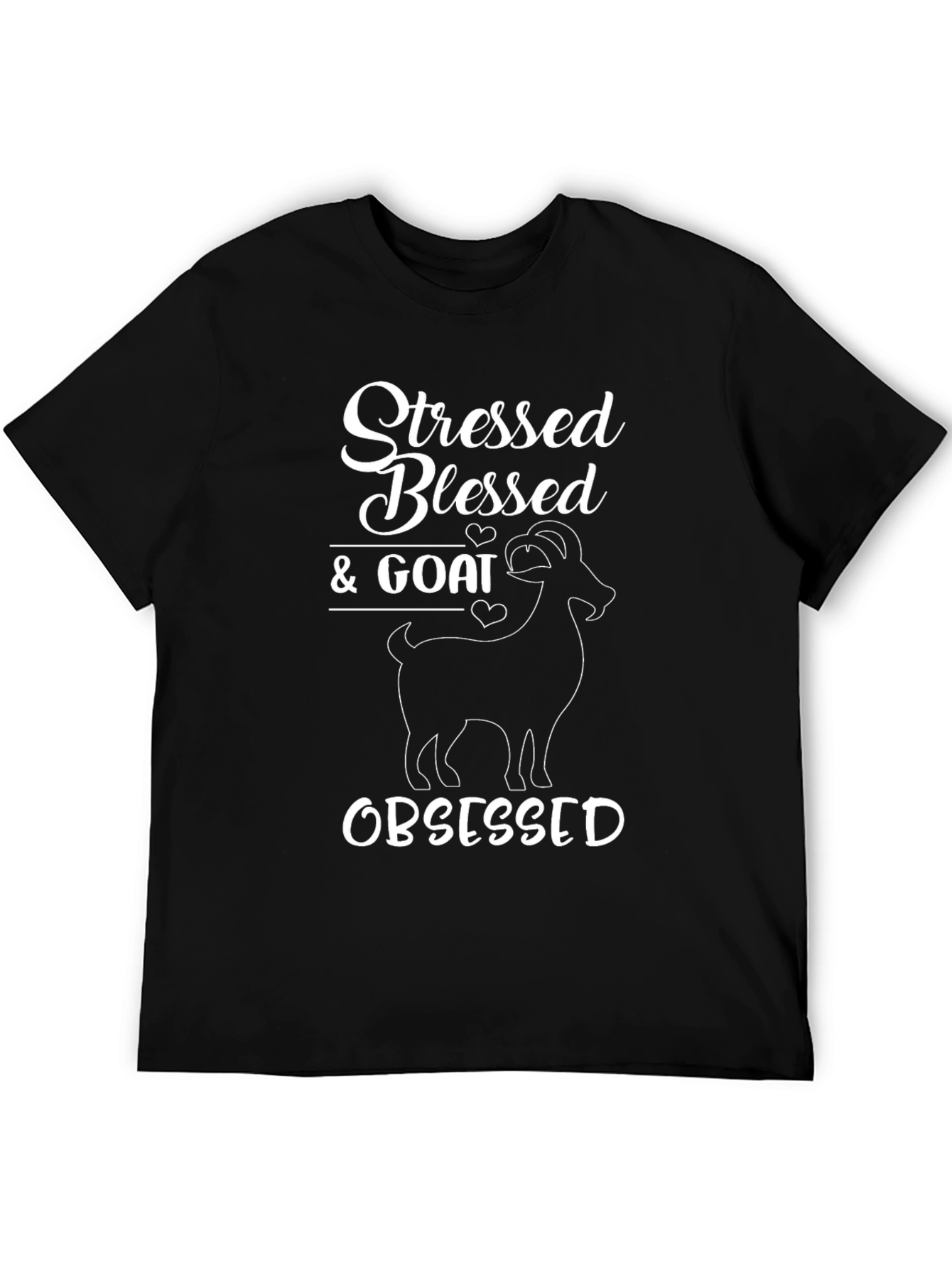 Stressed Blessed & Goat Obsessed T-Shirt
