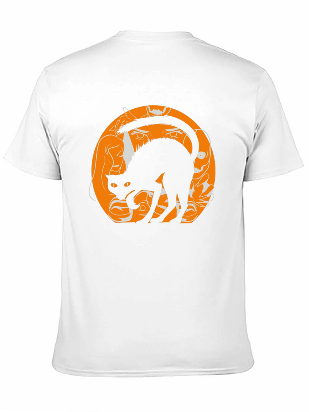 Halloween Black Cat Graphic Tee