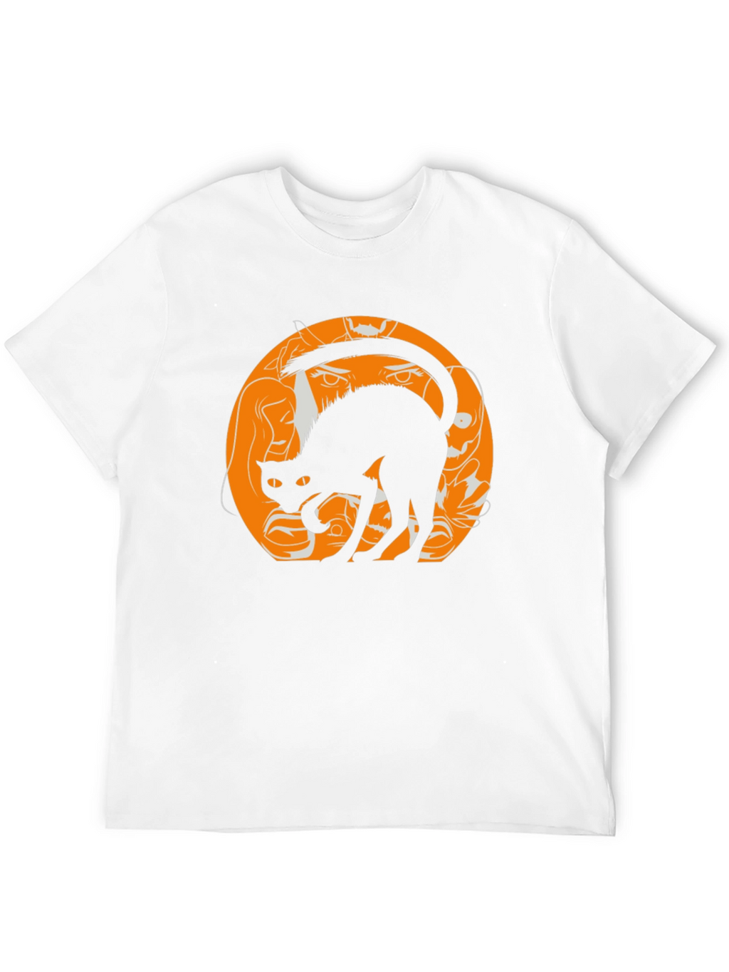 Halloween Black Cat Graphic Tee