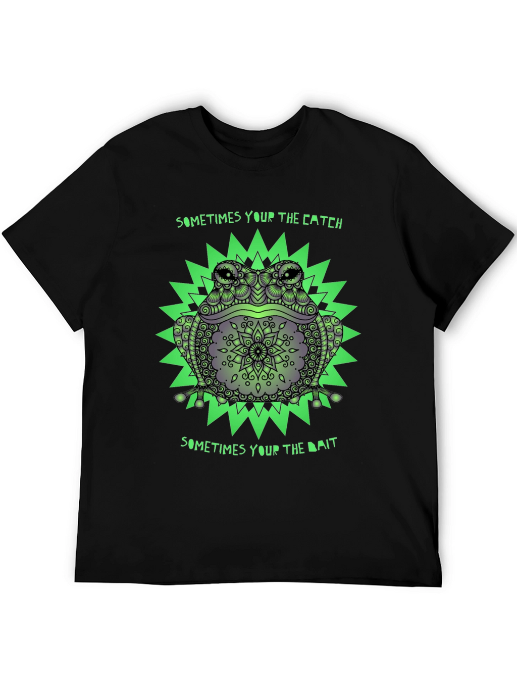 Frog Catch and Bait Graphic Tee