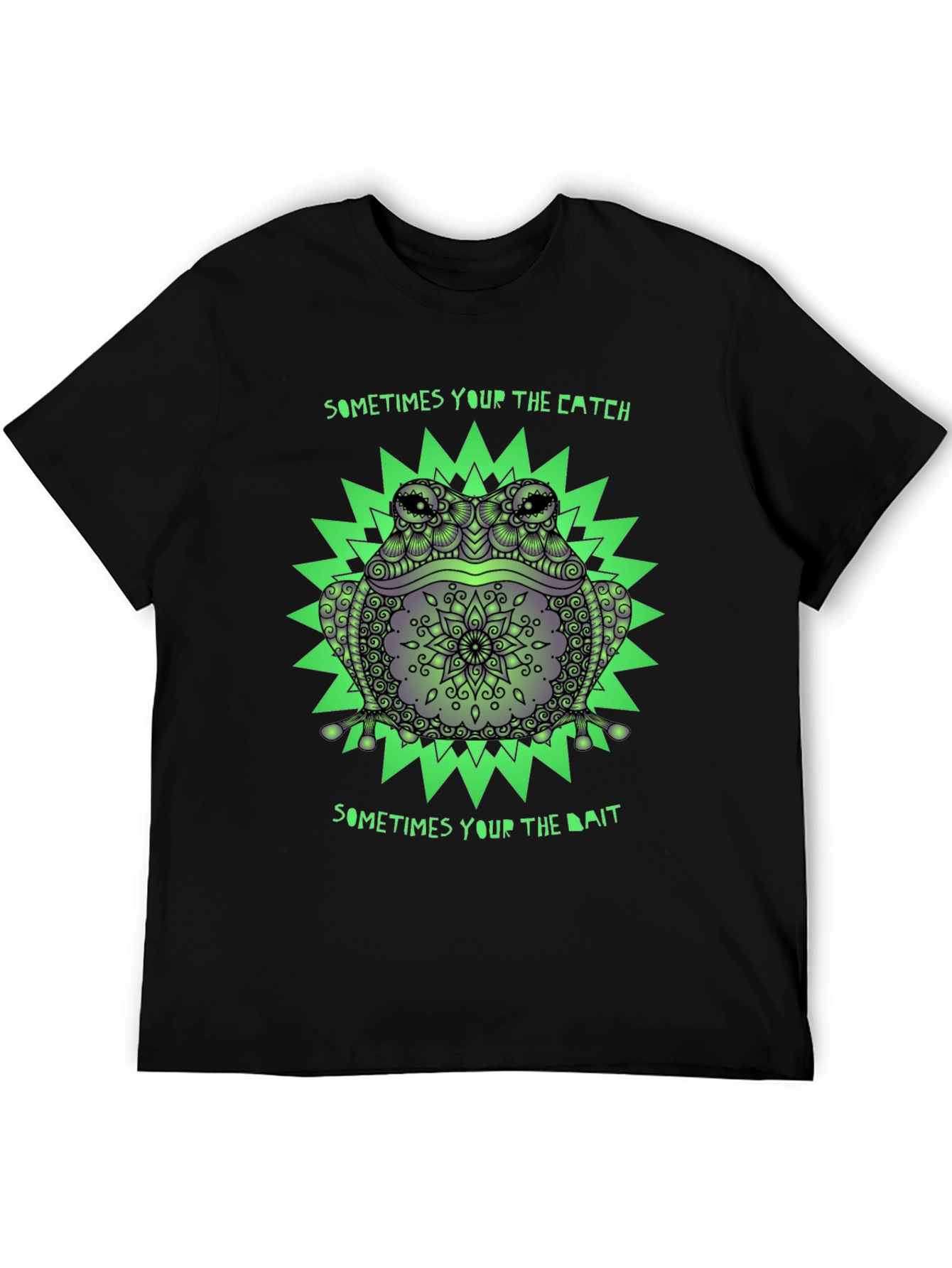 Frog Catch and Bait Graphic Tee