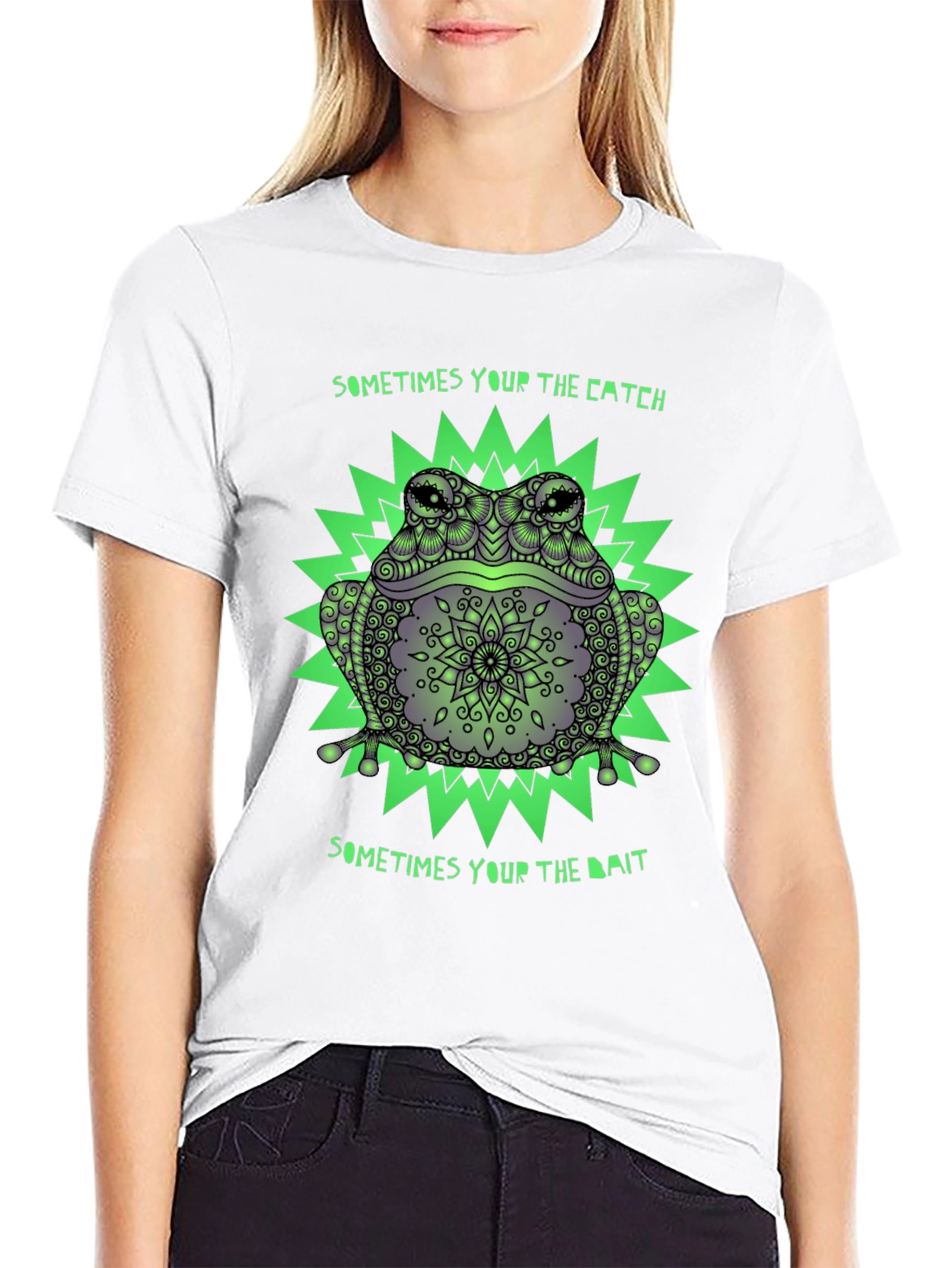 Frog Catch and Bait Graphic Tee