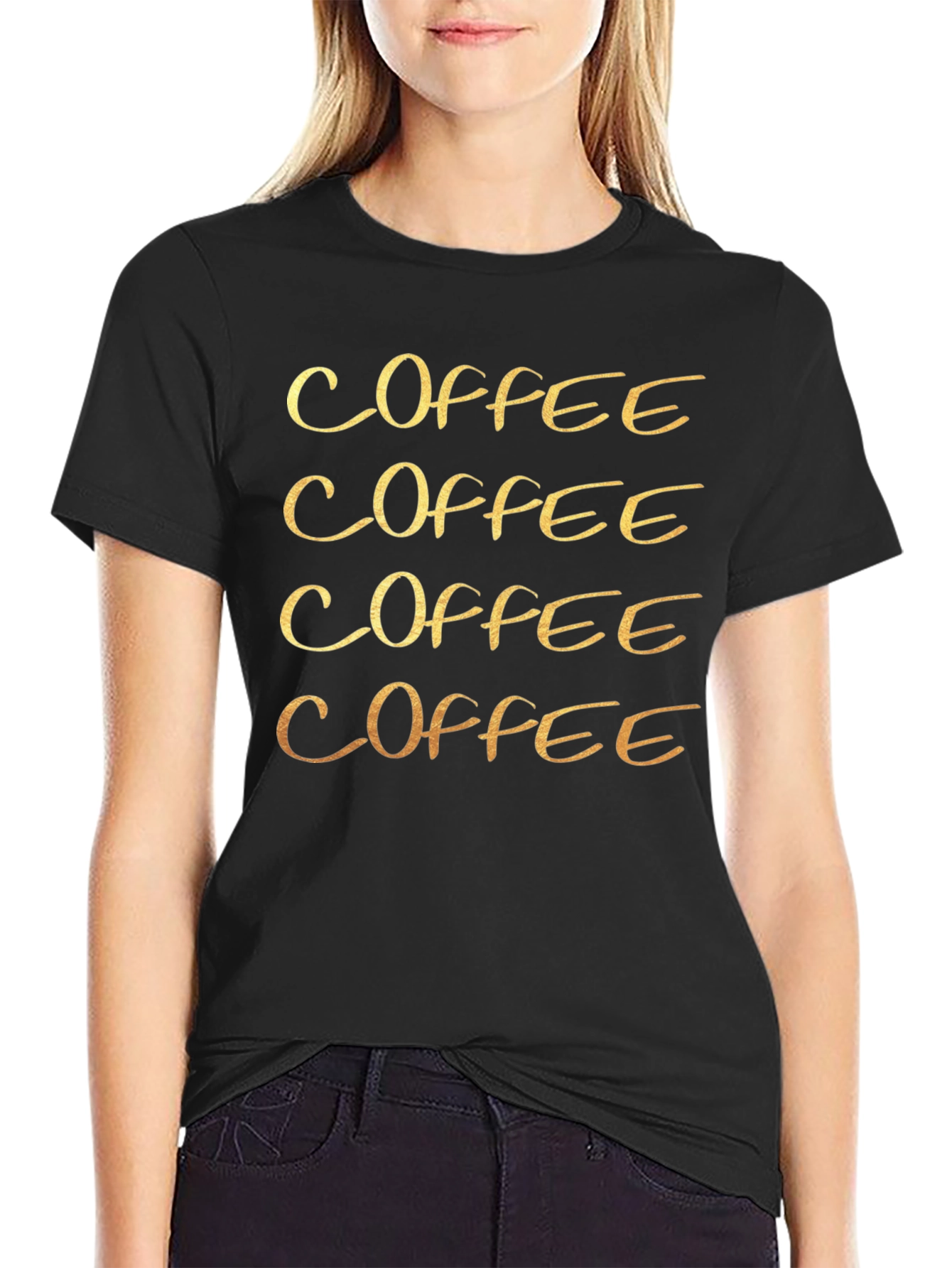 Coffee Lover Tee - Black Graphic T-Shirt