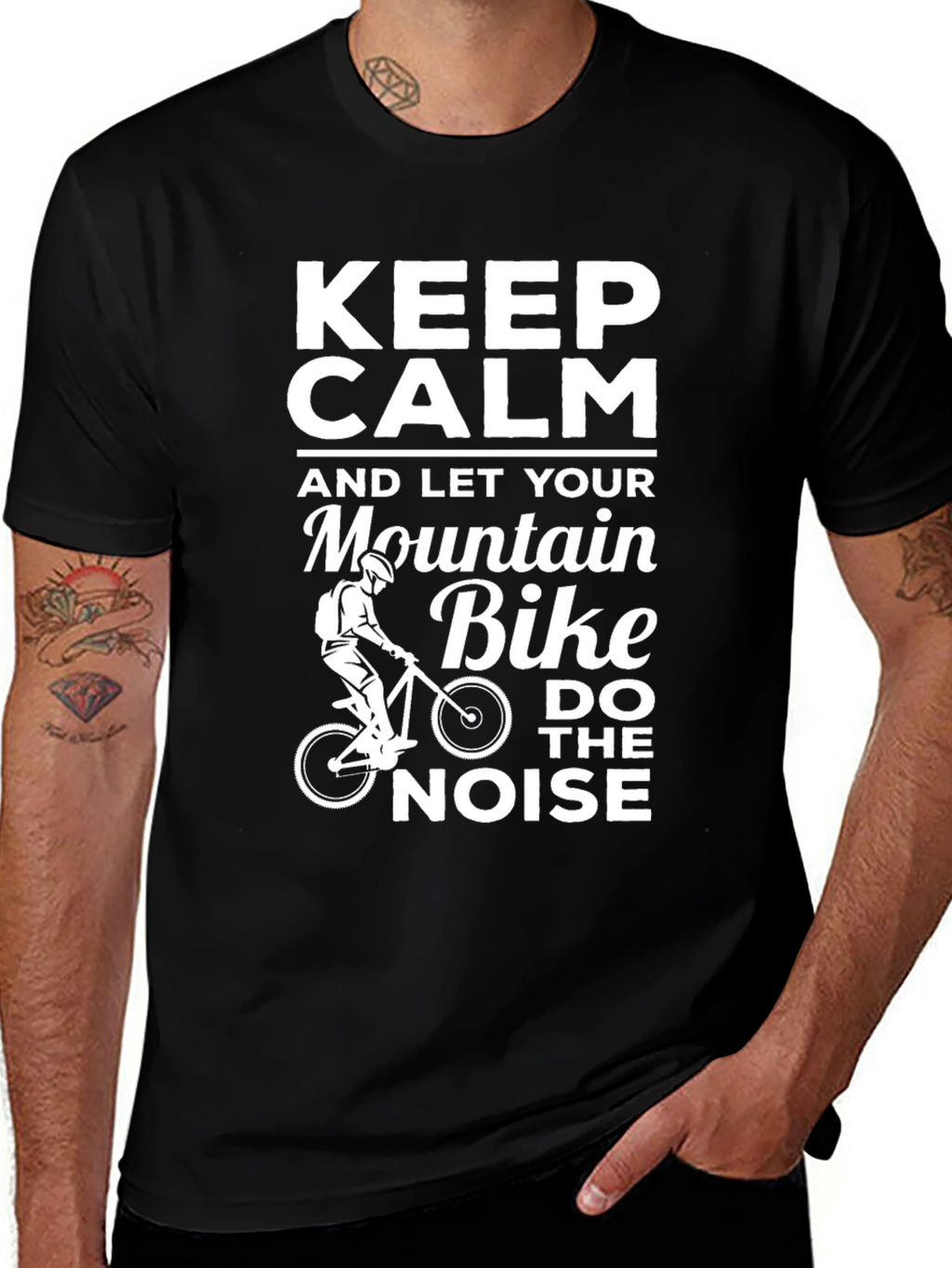 Keep Calm Mountain Bike T-Shirt
