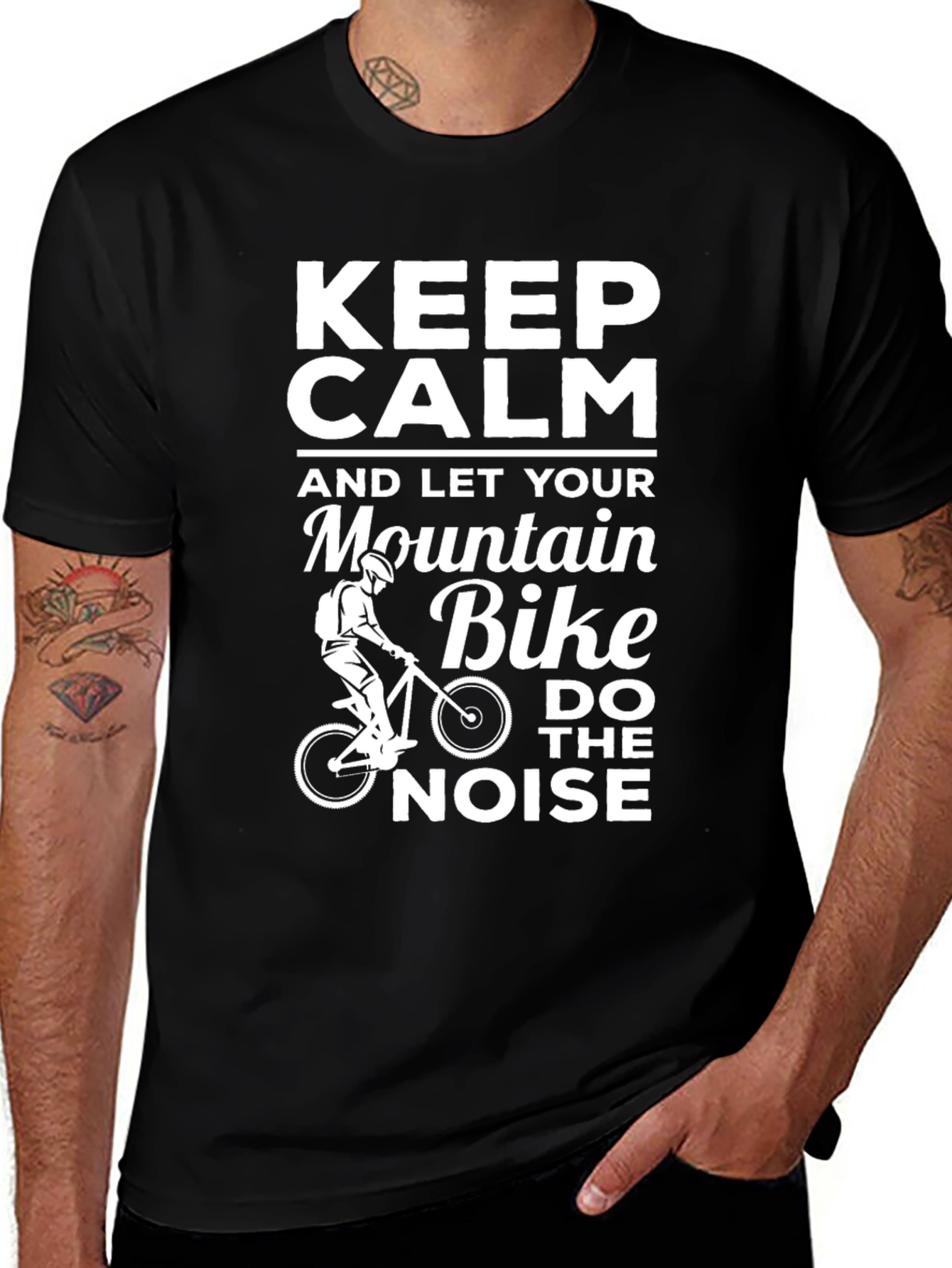 Keep Calm Mountain Bike T-Shirt