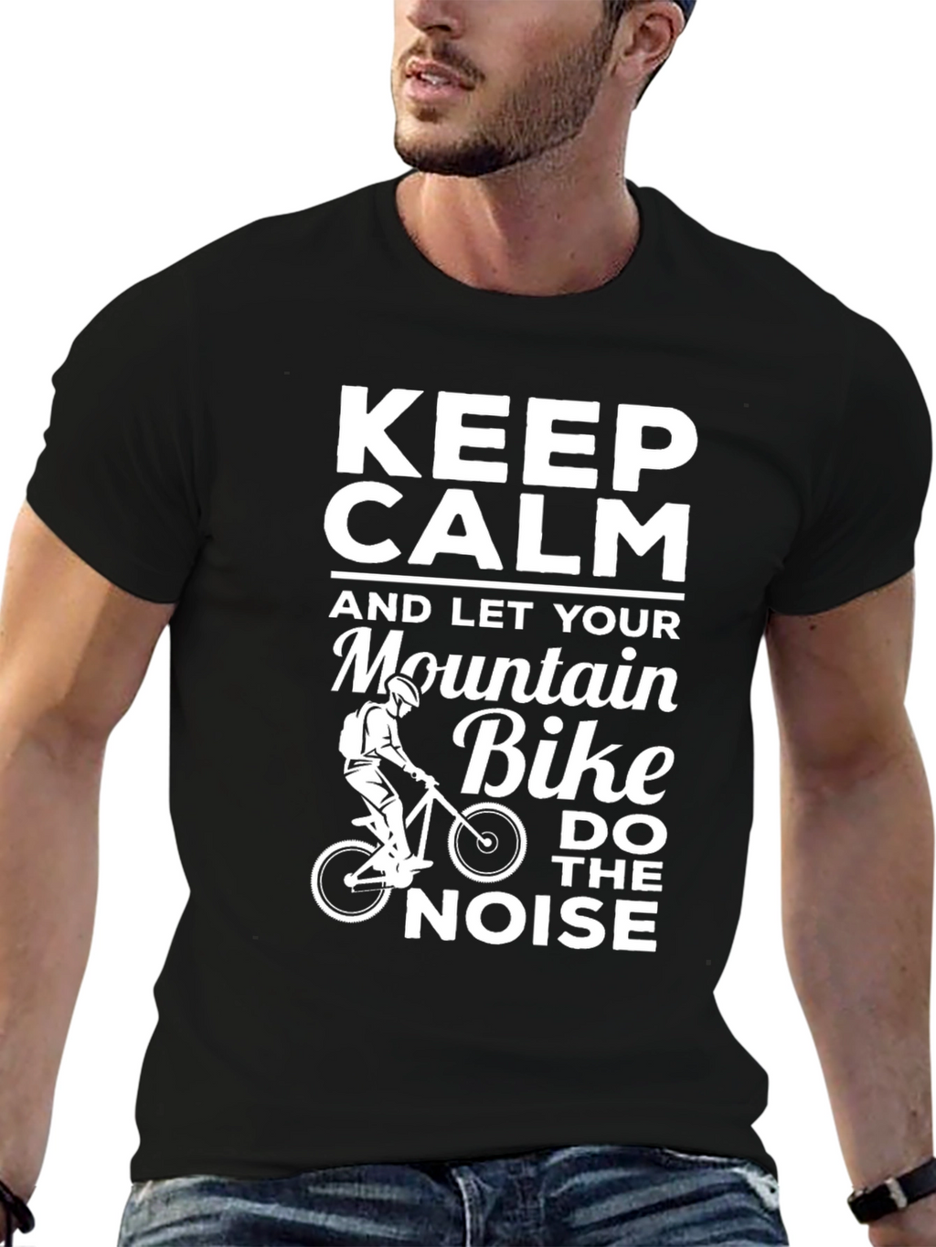 Keep Calm Mountain Bike T-Shirt