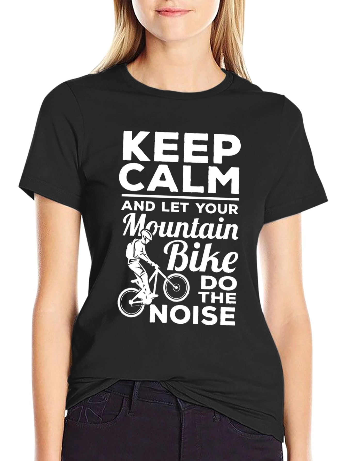 Keep Calm Mountain Bike T-Shirt